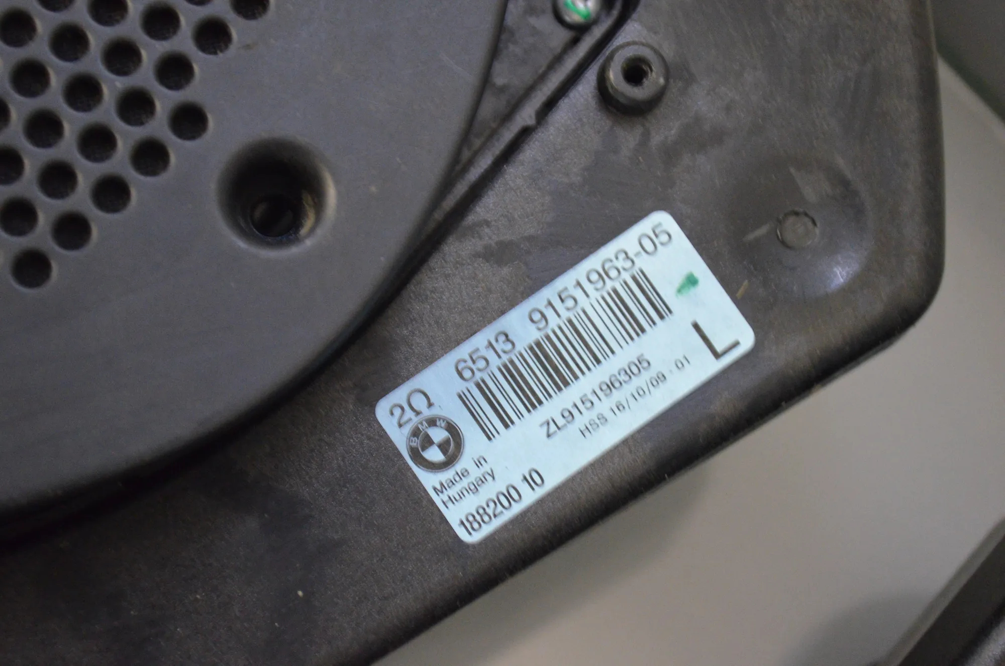 Sound Audio System Set – OEM 9133410 · BMW 7 (F01, F02) 730 d 2009 – 14