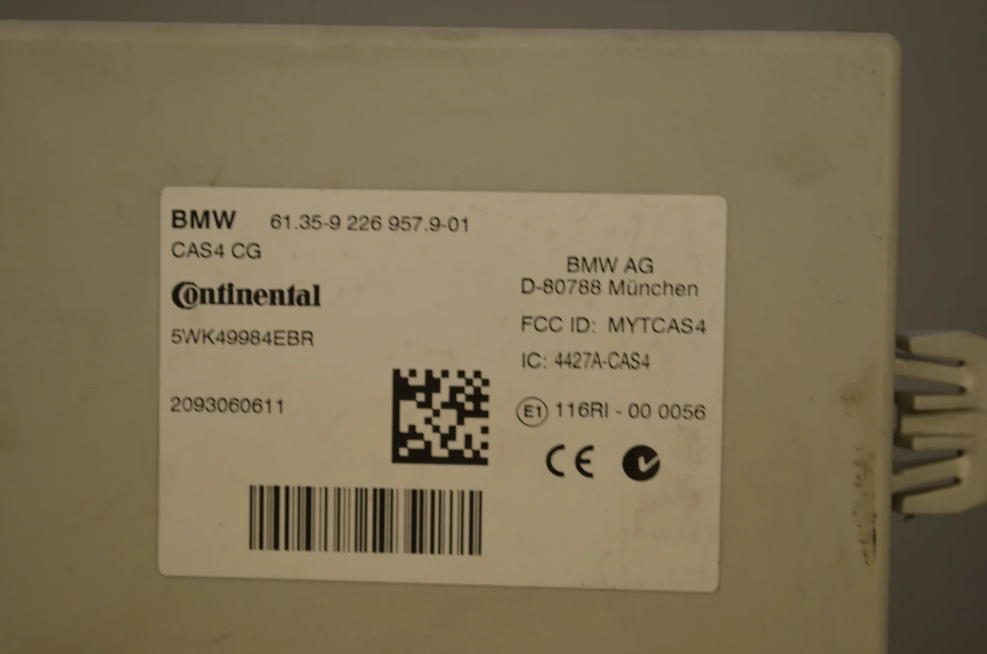 Engine Ignition ECU Set – OEM 8509757 · BMW 7 (F01, F02) 730 d 2009 – 11