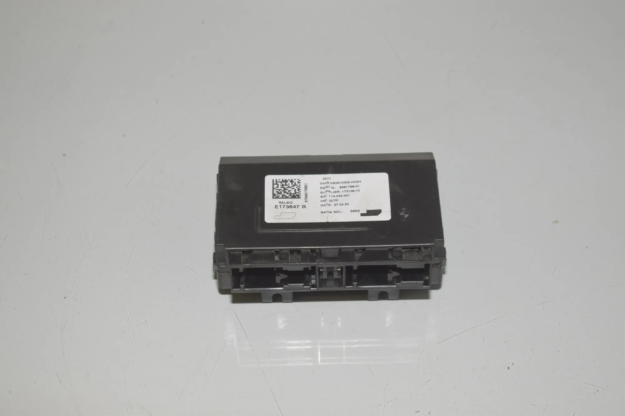 Climate Control Unit – OEM 9461798 · BMW i3 (I01) s Electric 2022