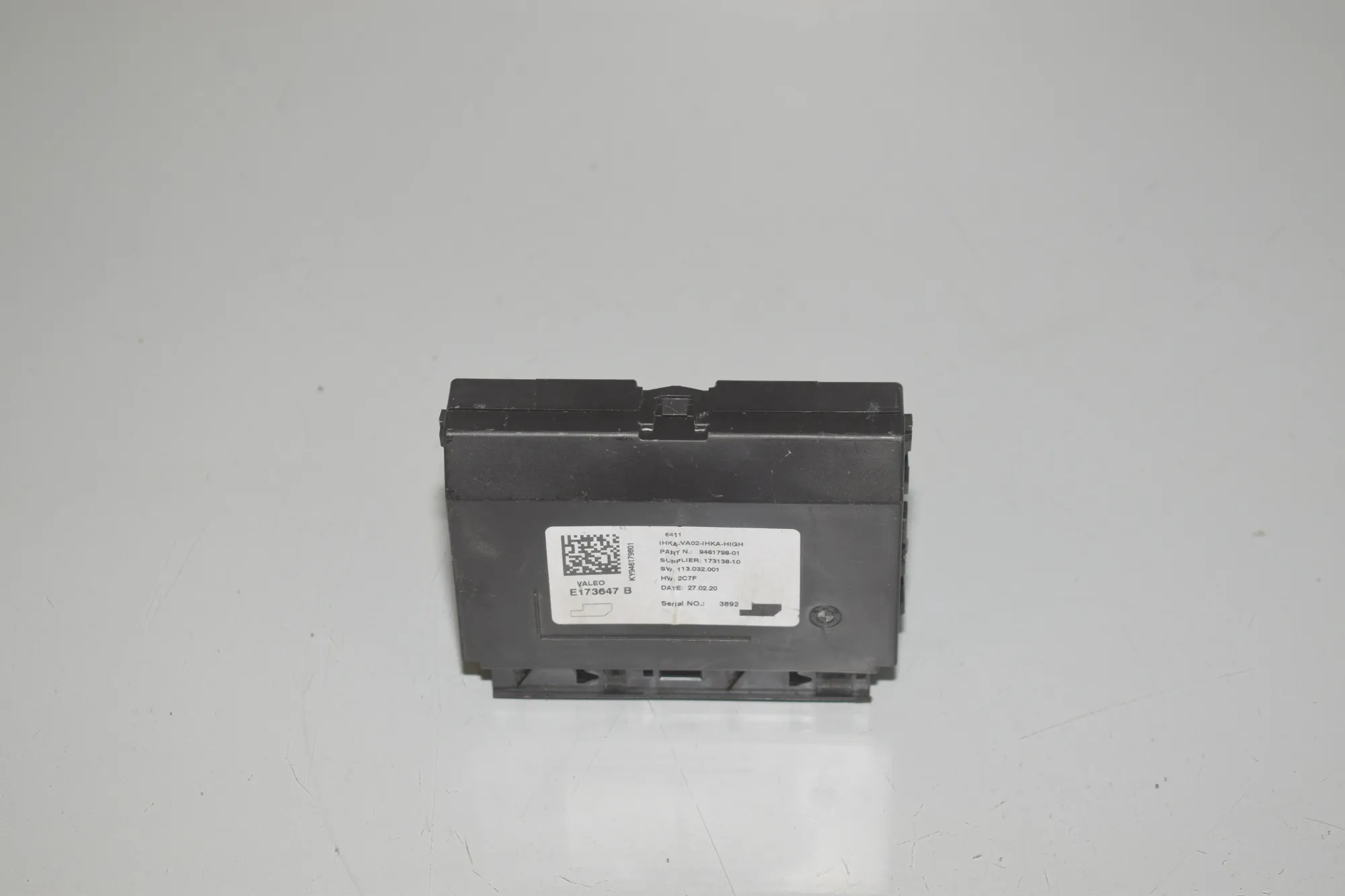 Climate Control Unit – OEM 9461798 · BMW i3 (I01) s Electric 2022 – 2