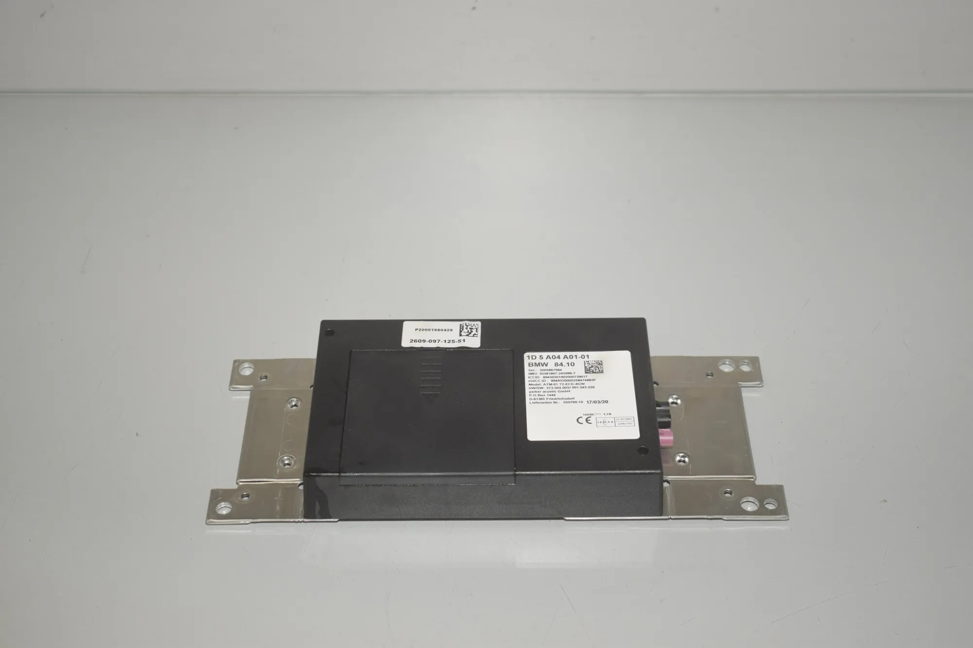 Bluetooth Control Unit – OEM 5A04A01 · BMW i3 (I01) s Electric 2022