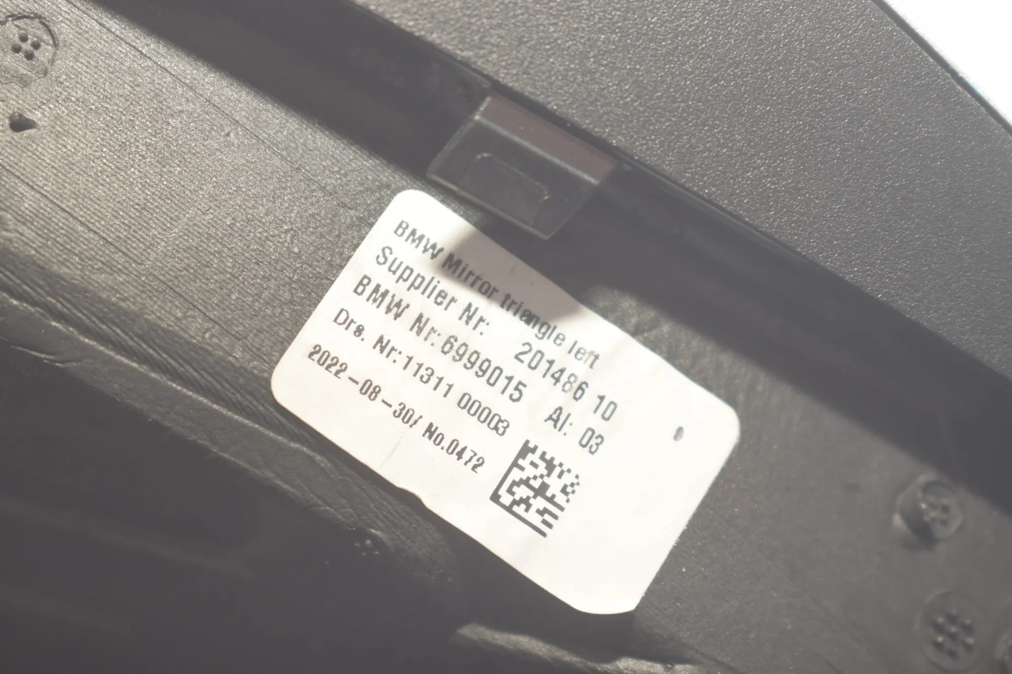 Other Trim Parts – OEM 6999016 · BMW iX3 (G08) (2020 - -) Electric (286 HP) 2022 – 5