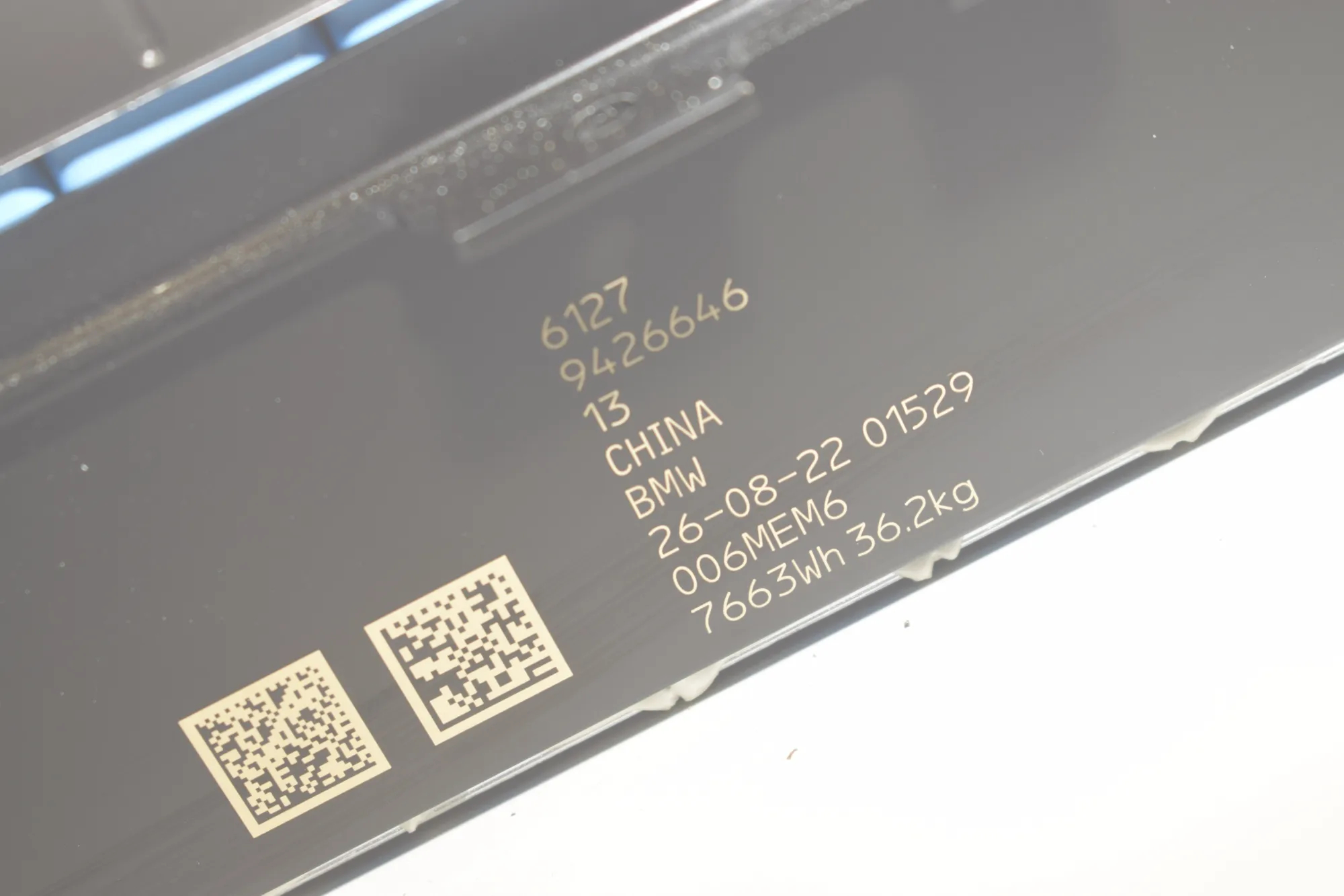Battery – OEM 9426646 · BMW iX3 (G08) (2020 - -) Electric (286 HP) 2022 – 6