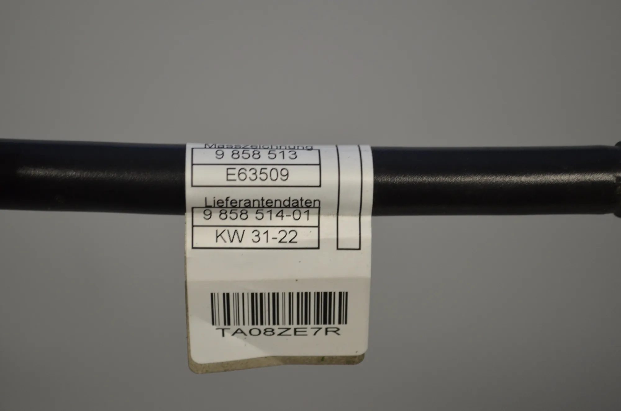 Negative Battery Cable – OEM 9858514 · BMW iX3 (G08) (2020 - -) Electric (286 HP) 2022 – 6