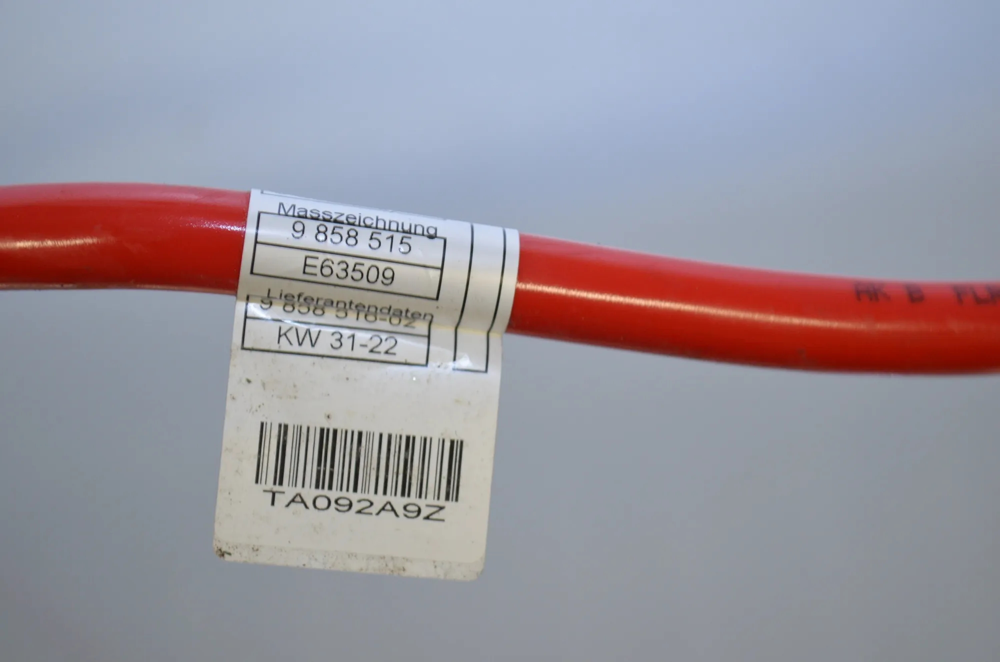 Positive Battery Cable – OEM 9858516 · BMW iX3 (G08) (2020 - -) Electric (286 HP) 2022 – 5