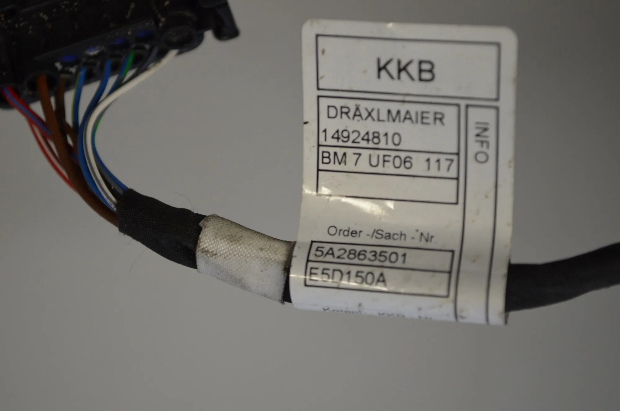Other Wiring Loom – OEM 5A28635 · BMW iX3 (G08) (2020 - -) Electric (286 HP) 2022 – 4