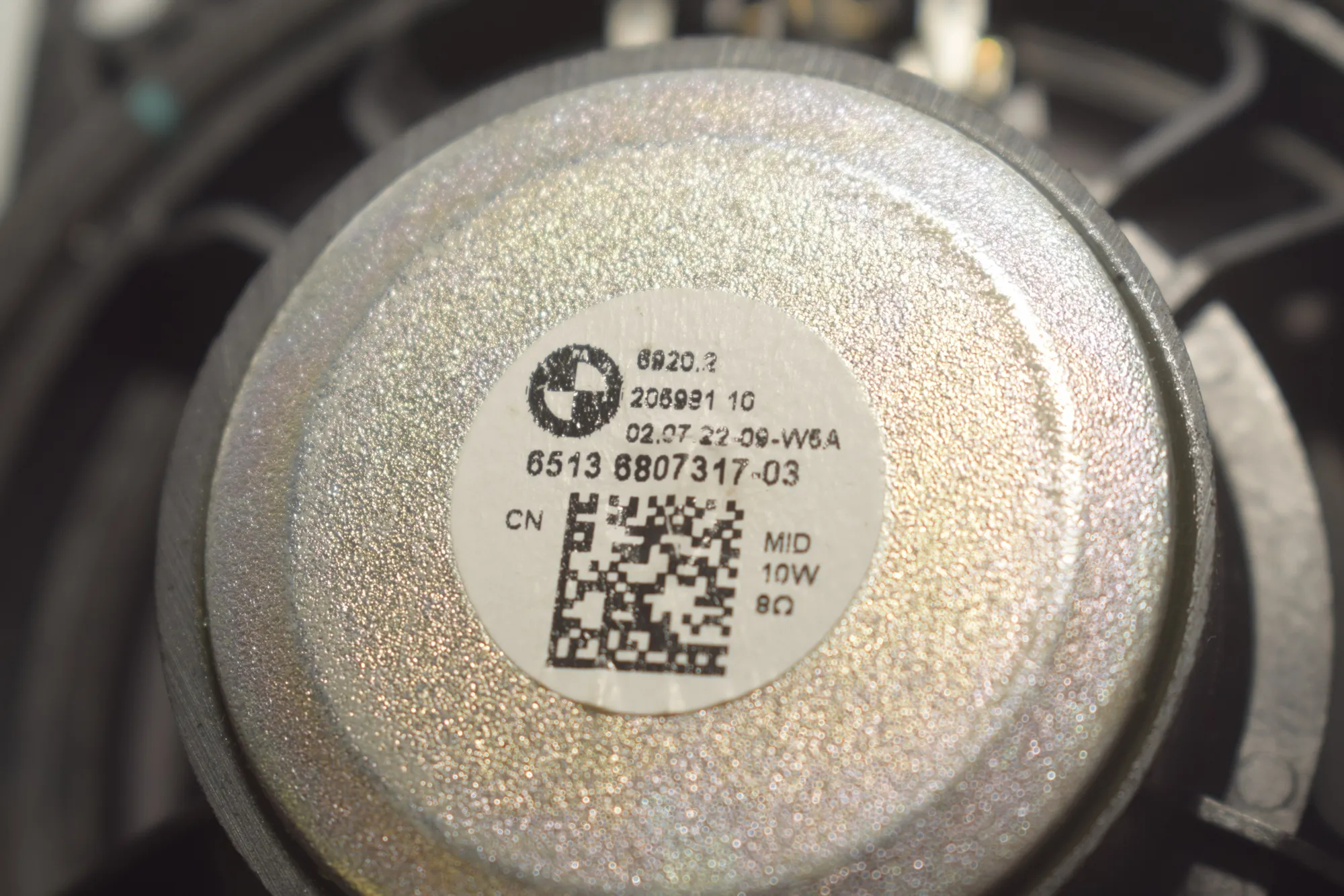 Sound Audio System Set – OEM 6807317 · BMW iX3 (G08) (2020 - -) Electric (286 HP) 2022 – 7