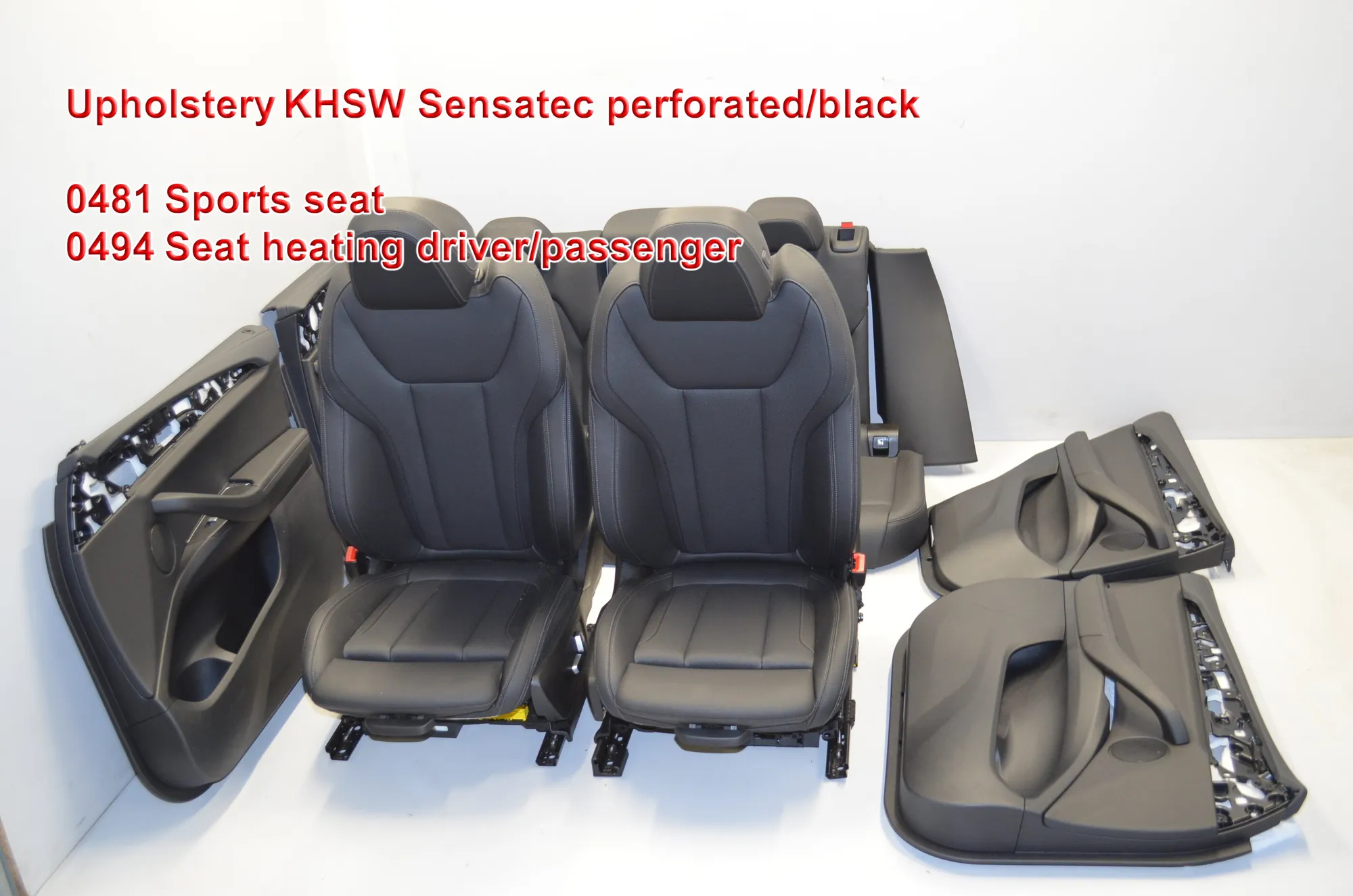 Seat set · BMW iX3 (G08) (2020 - -) Electric (286 HP) 2022 – 2