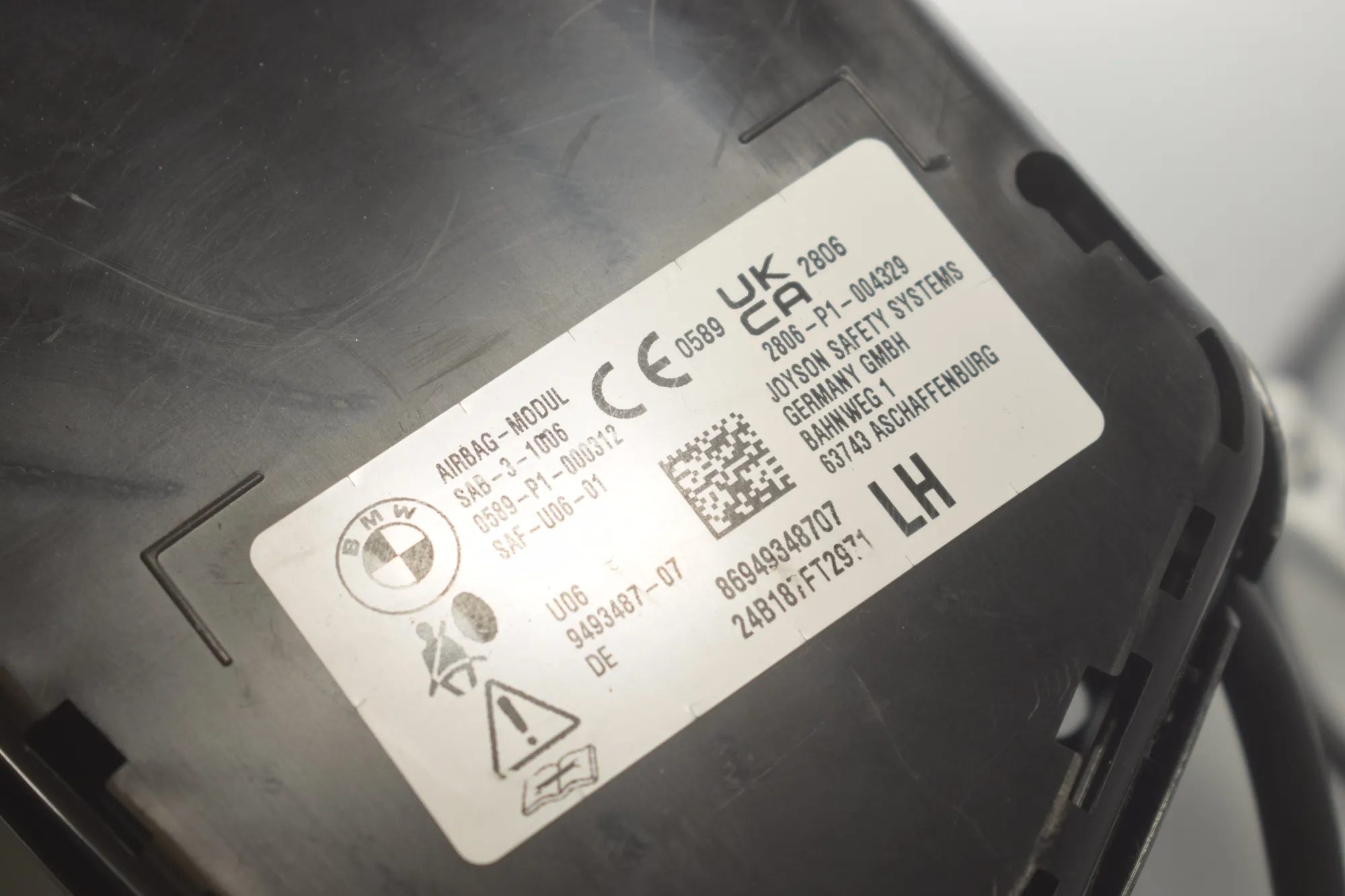 Seat Safety Bag SRS – OEM 9493487 · BMW iX2 BMW iX2 xDrive 30 2023 – 4
