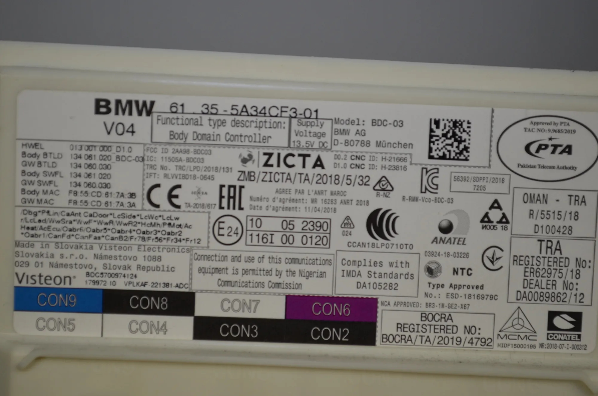 Engine Ignition ECU Set – OEM 5A34CF3 · BMW 1 (F40) (2019 - -) F40) 116 d 2020 – 6