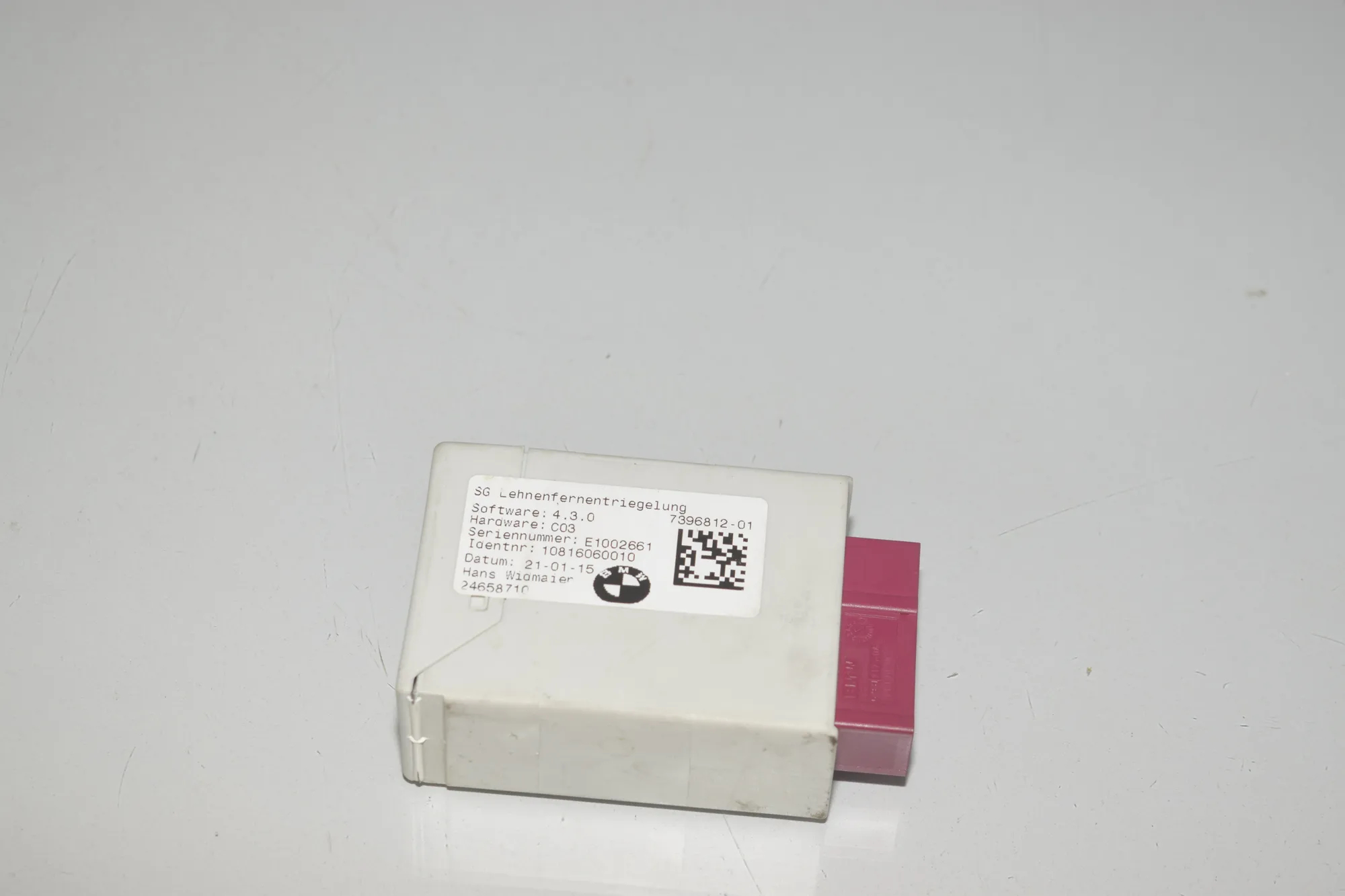 Other Control Units – OEM 7396812 · BMW 2 Gran Tourer (F46) 218 i 2015