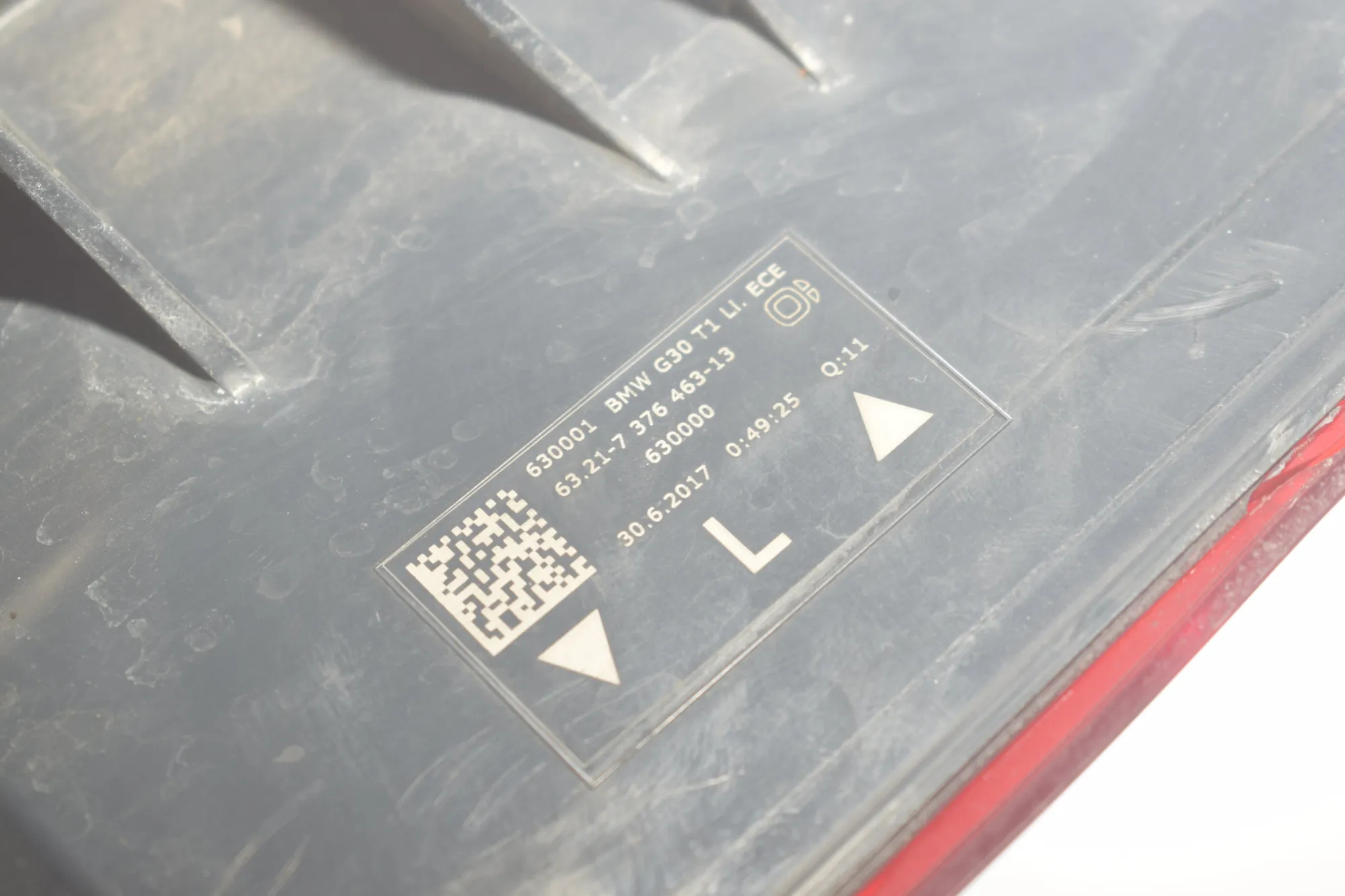 Rear Left Tail Light – OEM 7376463 · BMW 5 (G30) (2016 - -) M 550 i xDrive 2017 – 7