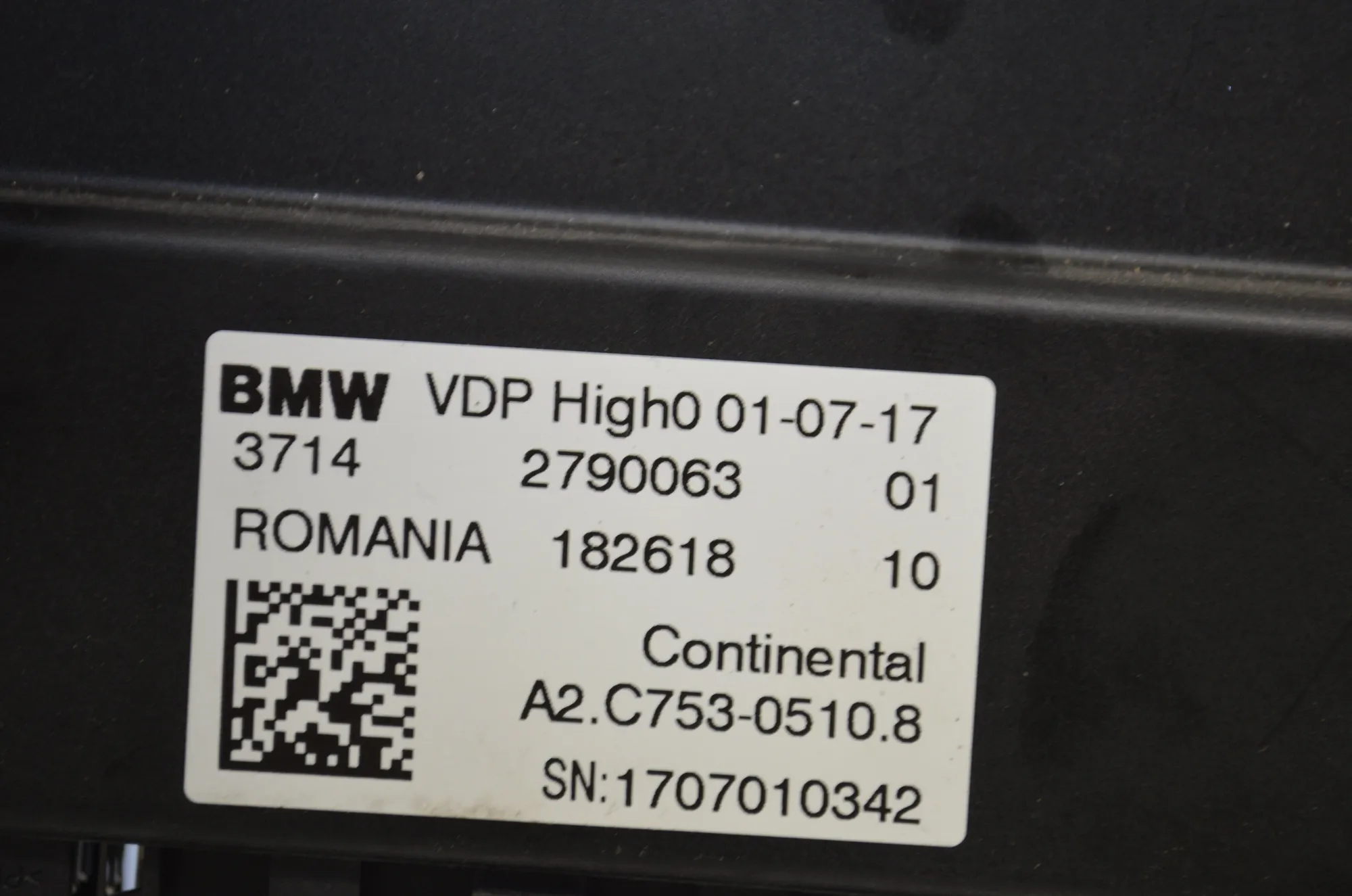 Other Control Units – OEM 2790063 · BMW 5 (G30) (2016 - -) M 550 i xDrive 2017 – 5