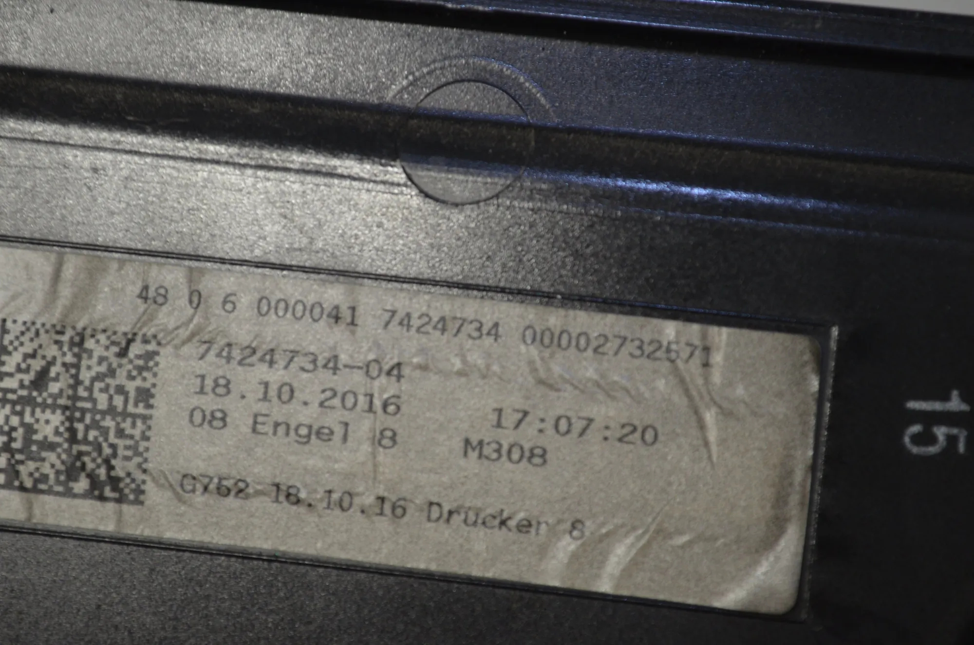 Other Body Parts – OEM 7424734 · BMW 7 (G11, G12) 730 d 2016 – 5