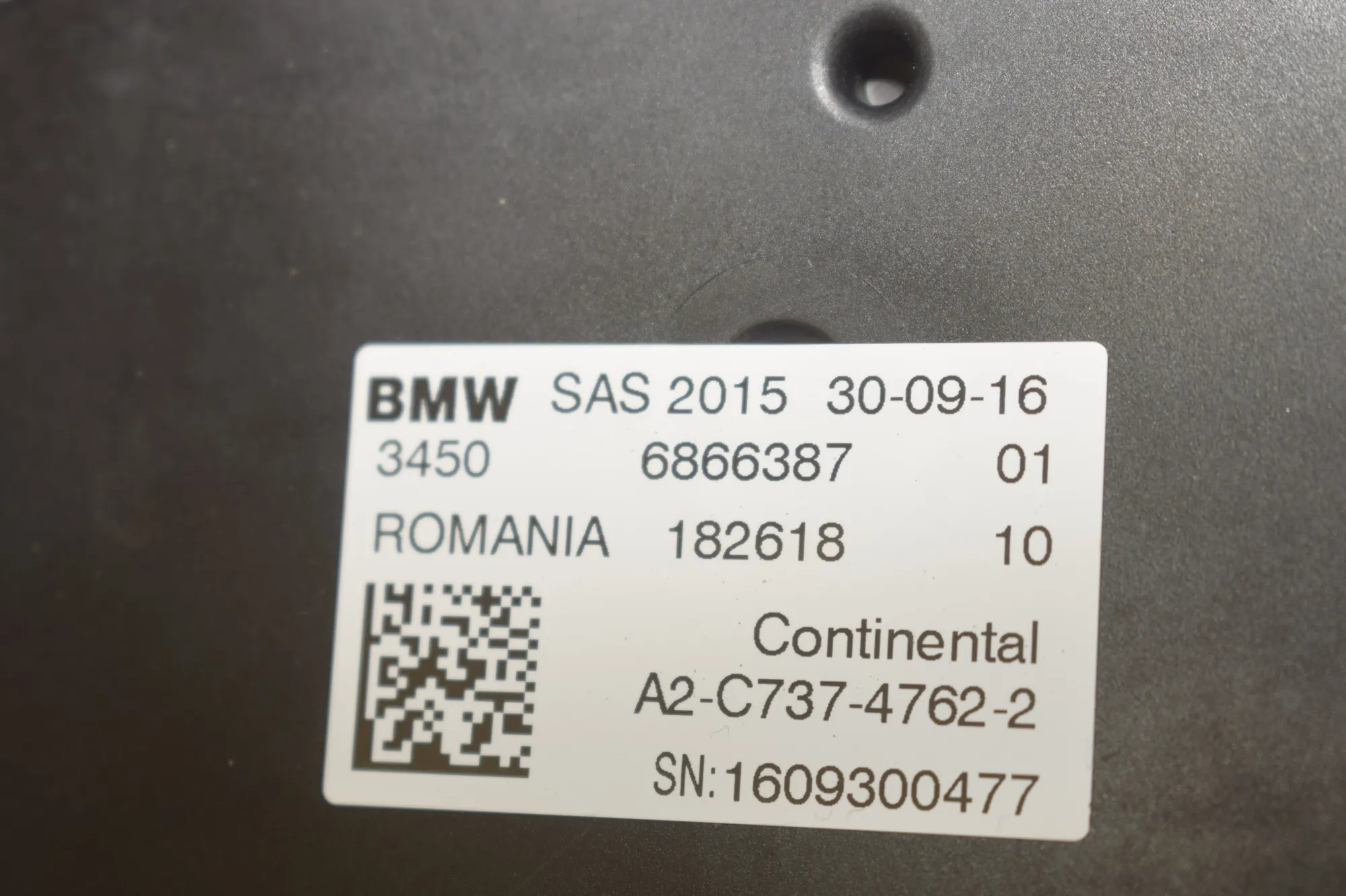 Other Control Units – OEM 6866387 · BMW 7 (G11, G12) 730 d 2016 – 4