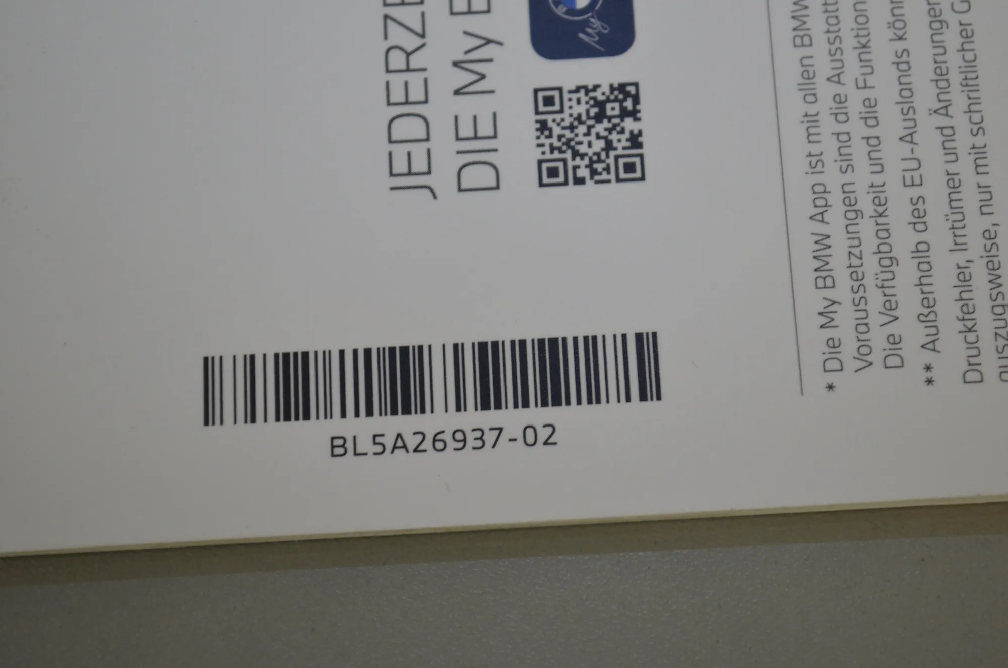 Manual Service Book – OEM 01405A88A73 · BMW i4 (G26) BMW i4 (G26) eDrive40 2023 – 8