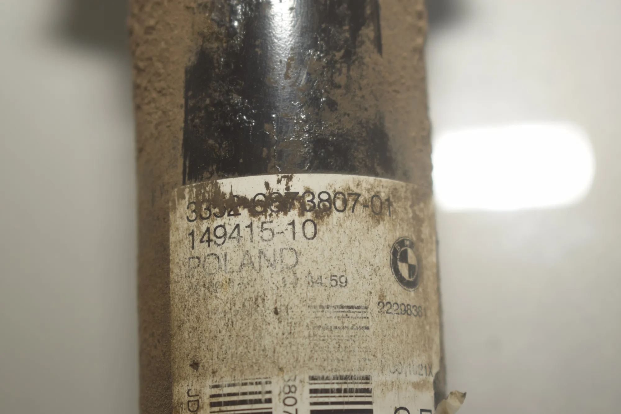 Rear Left Shock Absorber – OEM 6873807 · BMW 3 (F30, F80) 330 d xDrive 2015 – 4
