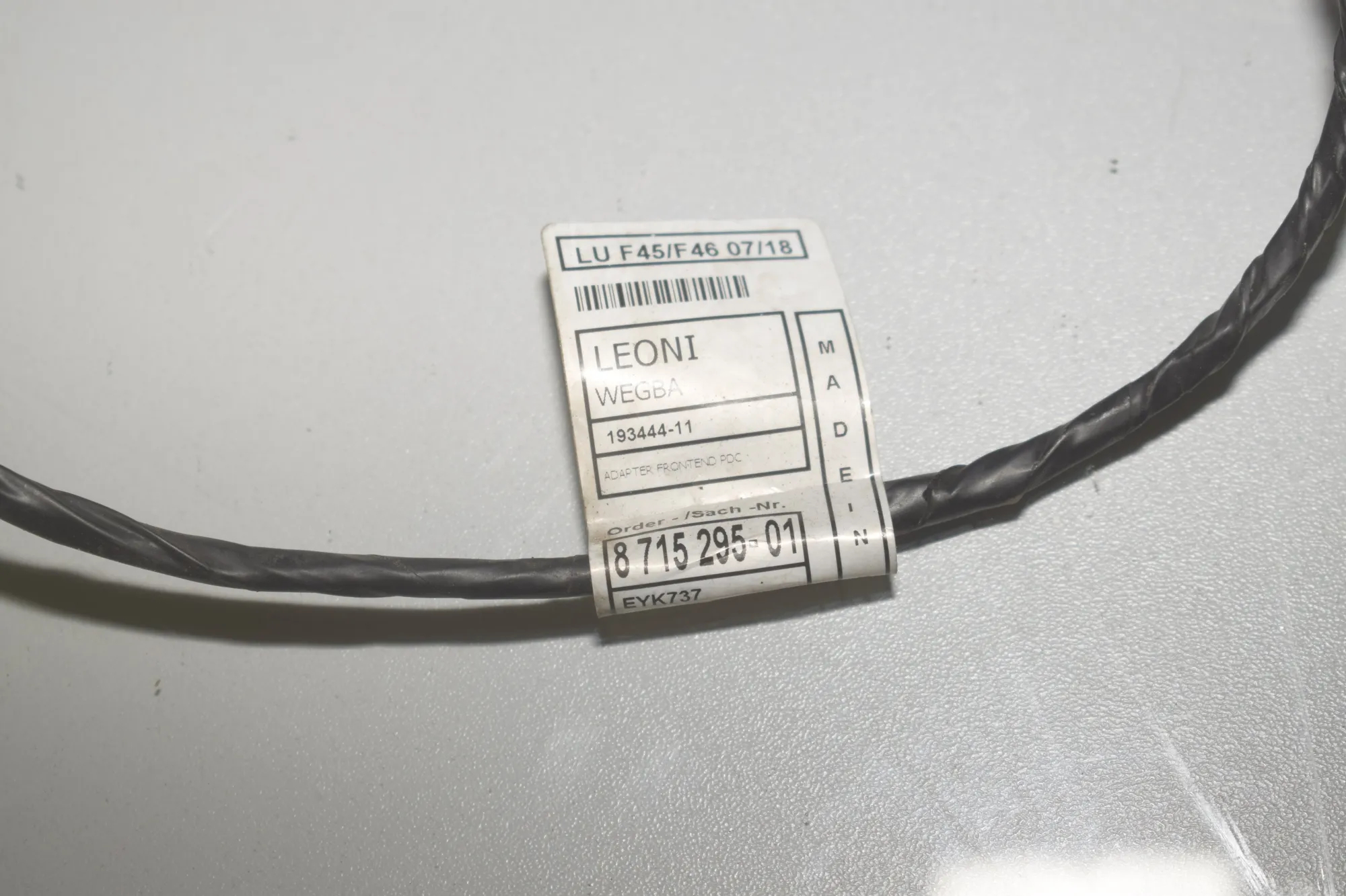 Other Wiring Loom – OEM 8715295 · BMW 2 Active Tourer (F45) 225 xe 2018 – 4
