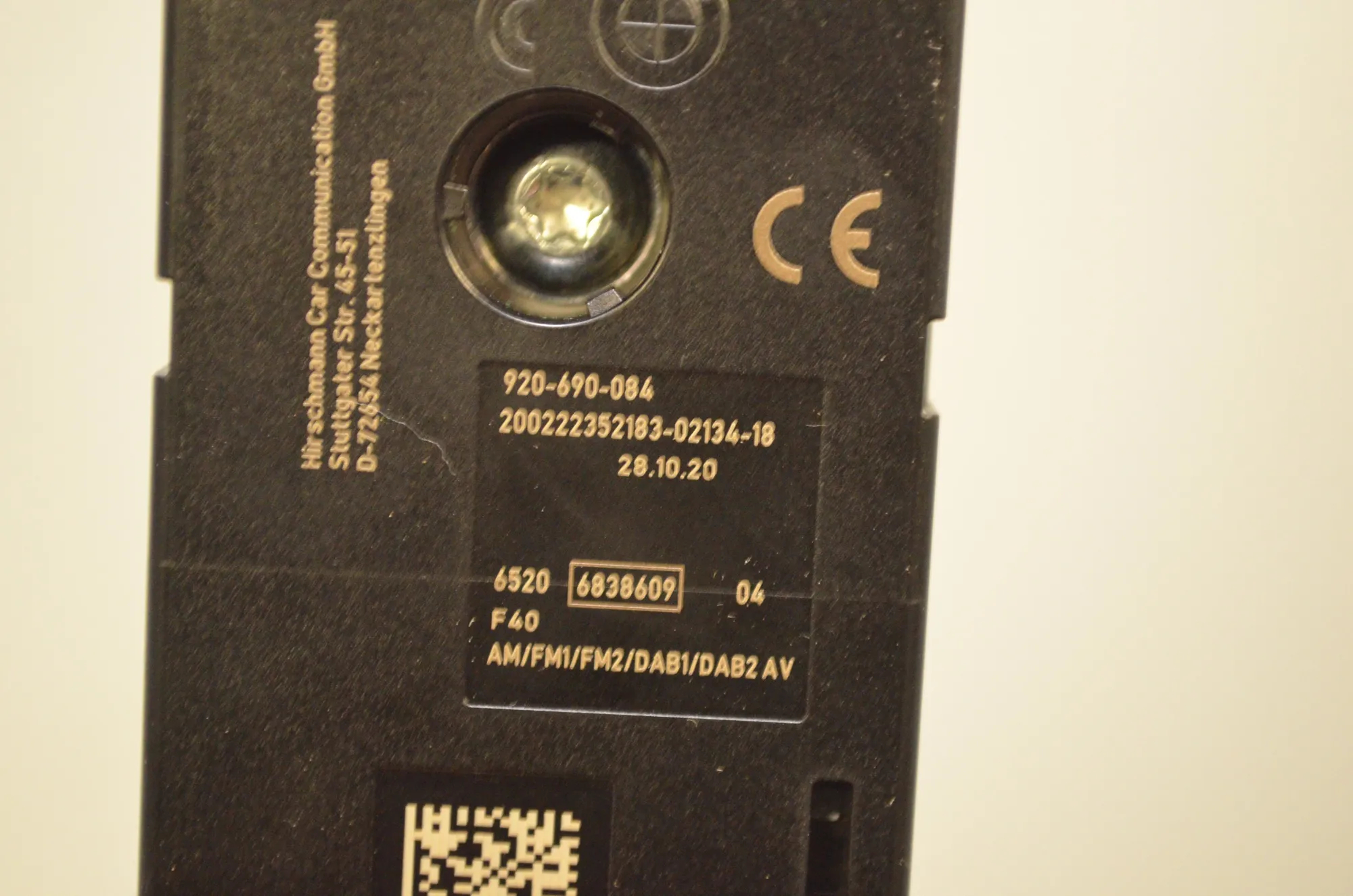 Antenna – OEM 6838609 · BMW 1 (F40) (2019 - -) (F40)118i 2020 – 5