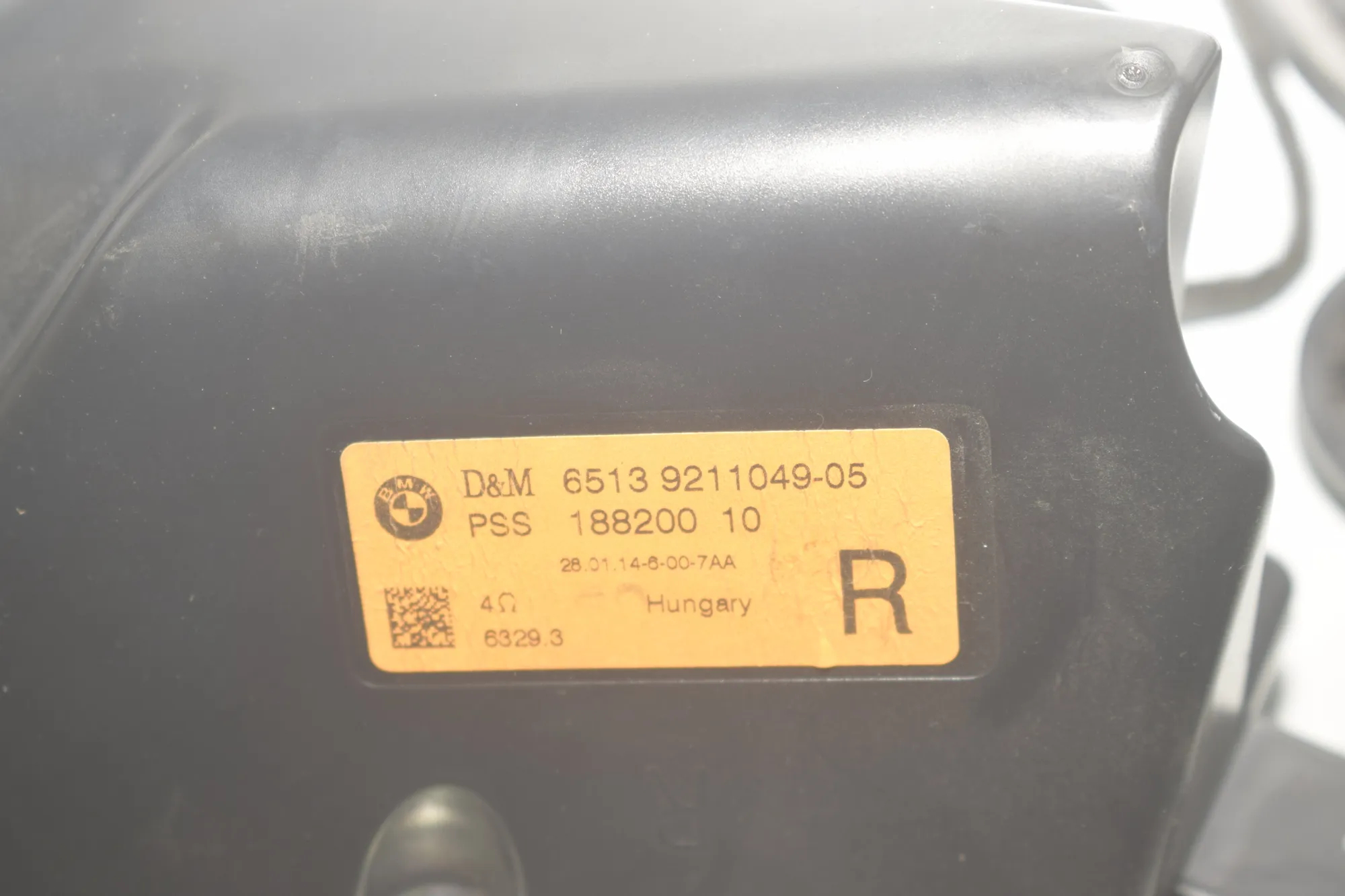 Sound Audio System Set – OEM 9283736 · BMW X6 (E71, E72) M 50 d 2014 – 11