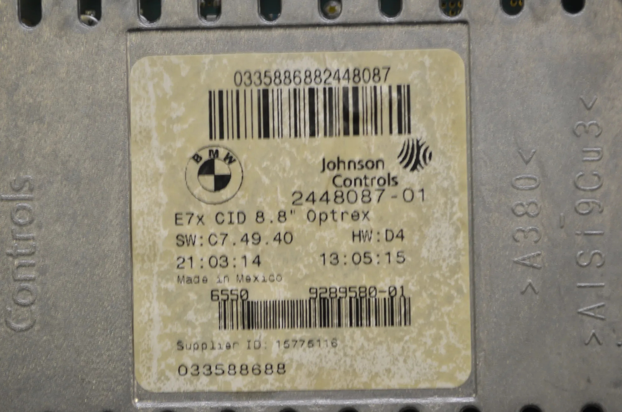 Navigation System – OEM 9285443 · BMW X6 (E71, E72) M 50 d 2014 – 9