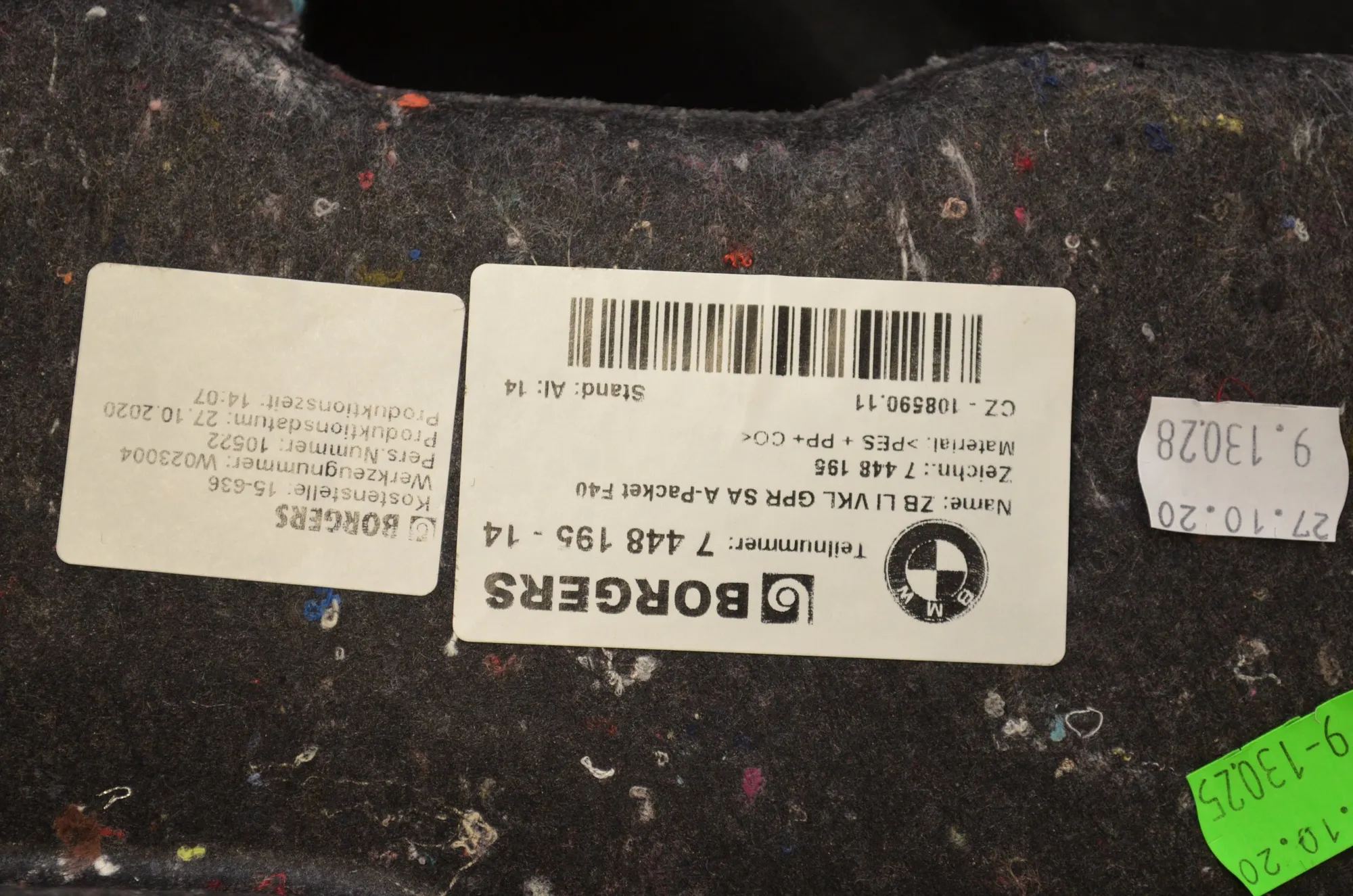 Trunk Trim Kit – OEM 7448196 · BMW 1 (F40) (2019 - -) (F40)118i 2020 – 5