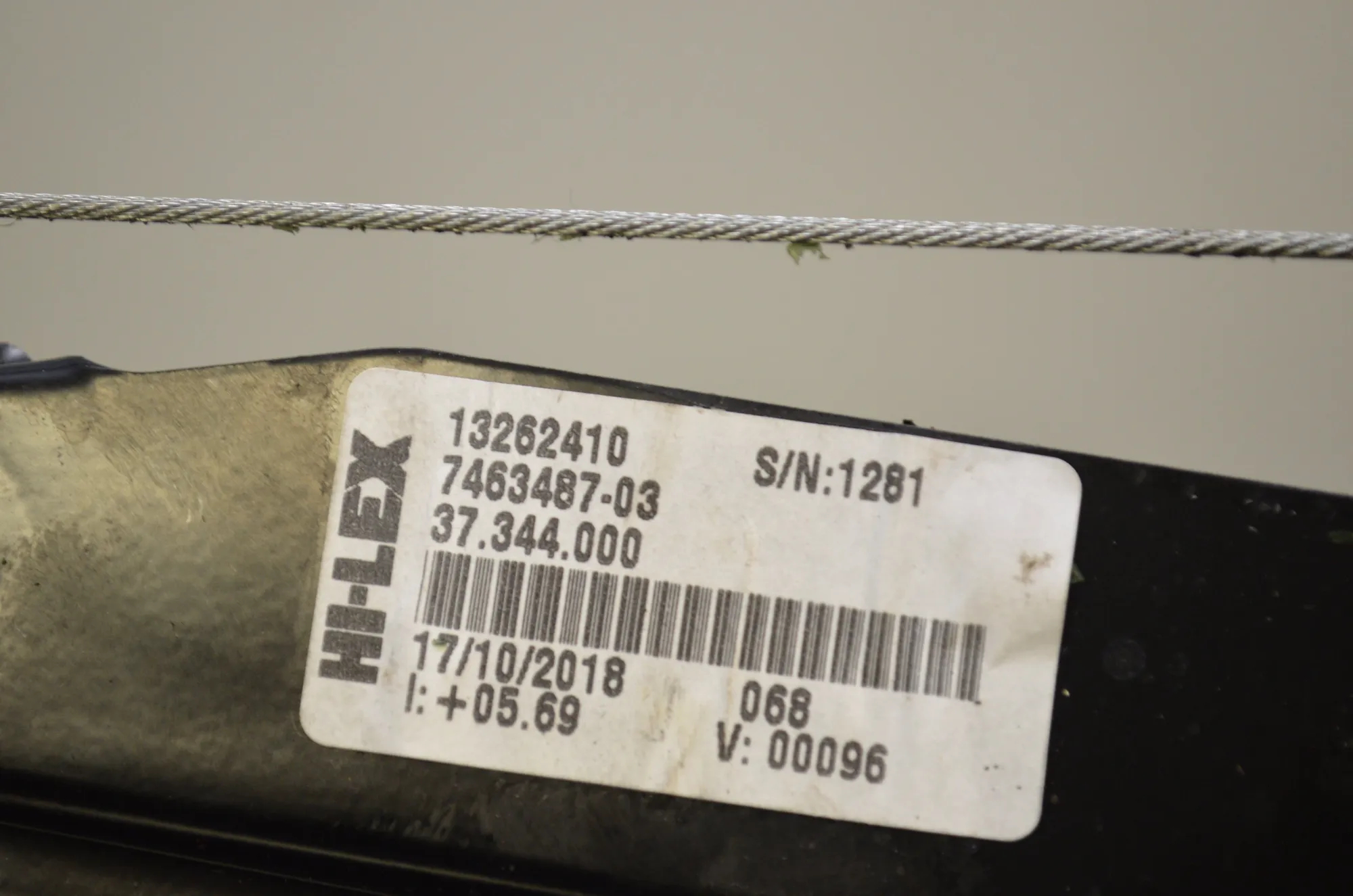Rear Left Window Regulator – OEM 7463487 · BMW 2 Active Tourer (F45) 225 xe 2018 – 4