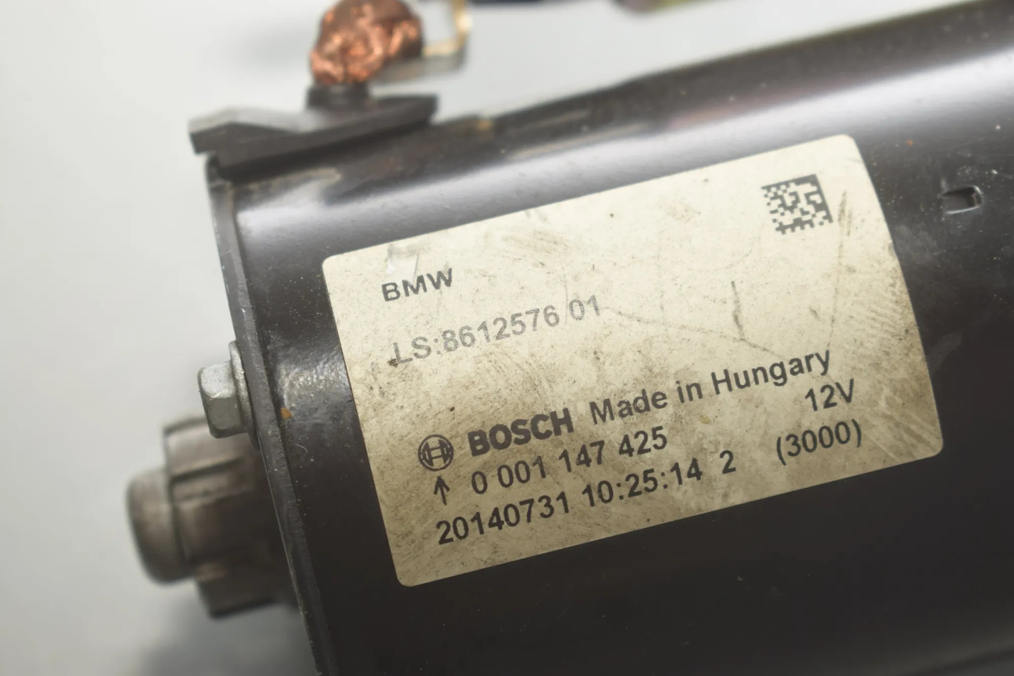 Starter Motor – OEM 8612576 · BMW 3 (F30, F80) 328 i 2014 – 4