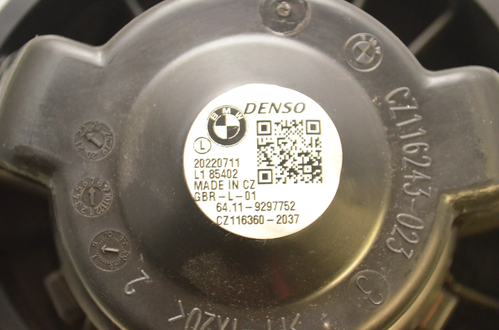 Heater Blower Fan – OEM 9297752 · BMW 1 (F40) (2019 - -) (F40)118d 2022 – 5