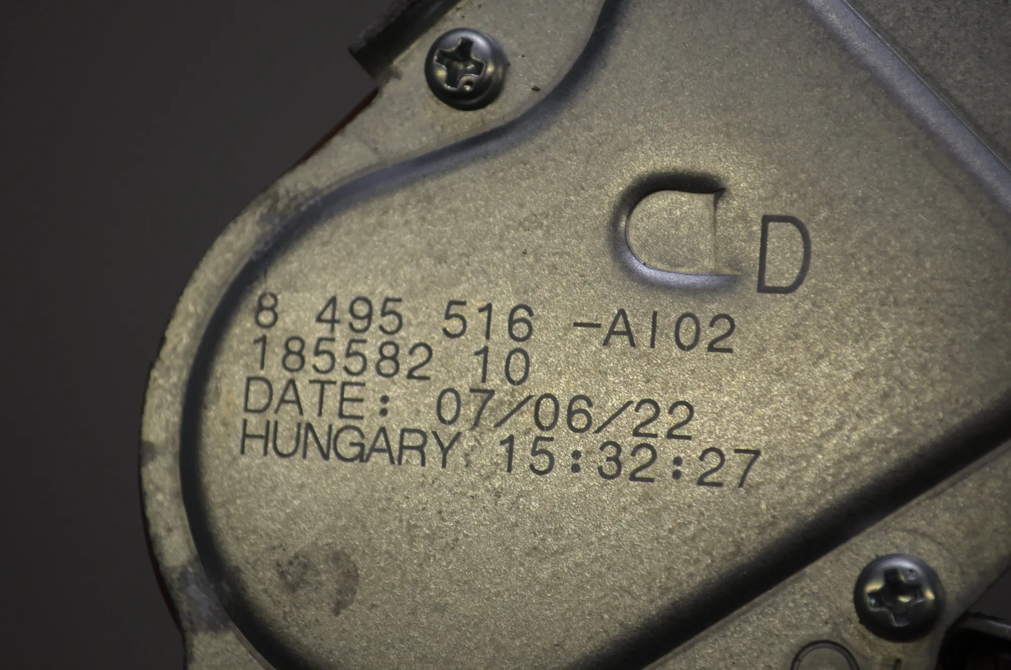 Tailgate Window Wiper Motor – OEM 8495516 · BMW 1 (F40) (2019 - -) (F40)118d 2022 – 4
