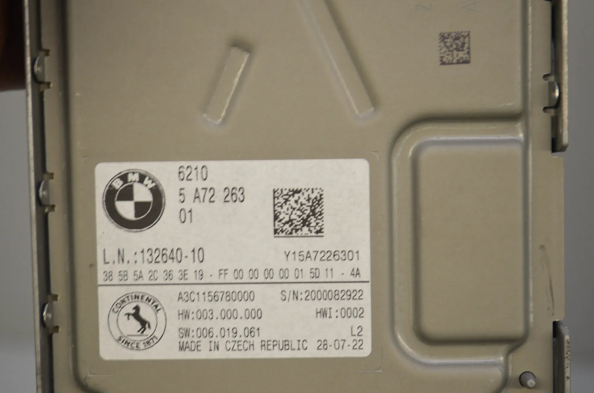 Other Control Units – OEM 5A72263 · BMW iX (I20) (2021 - -) xDrive 40 2021 – 5