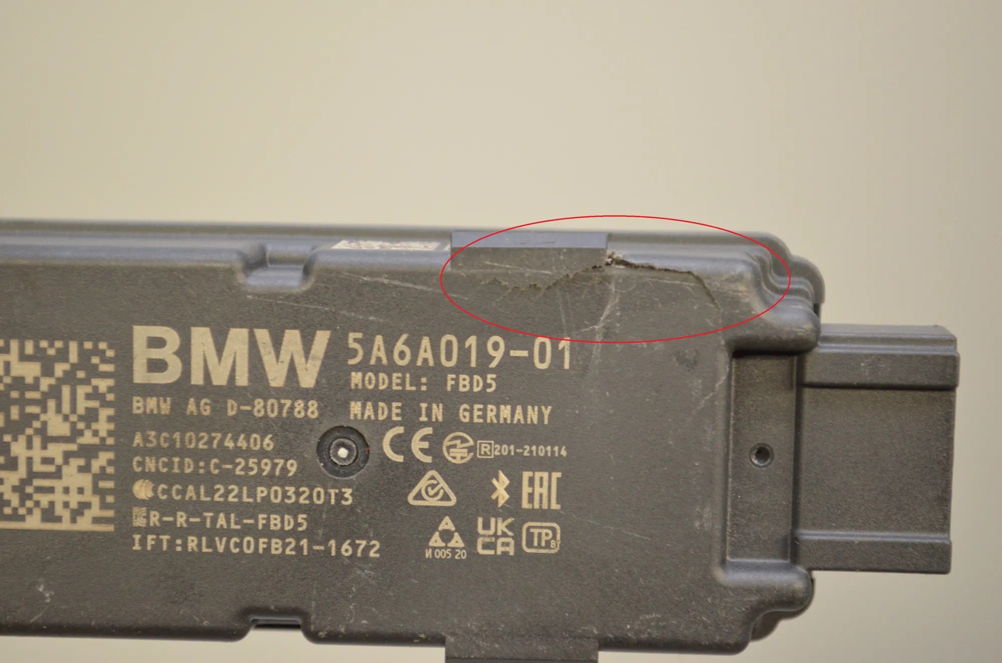 Antenna – OEM 5A6A019 · BMW iX (I20) (2021 - -) xDrive 40 2021 – 2