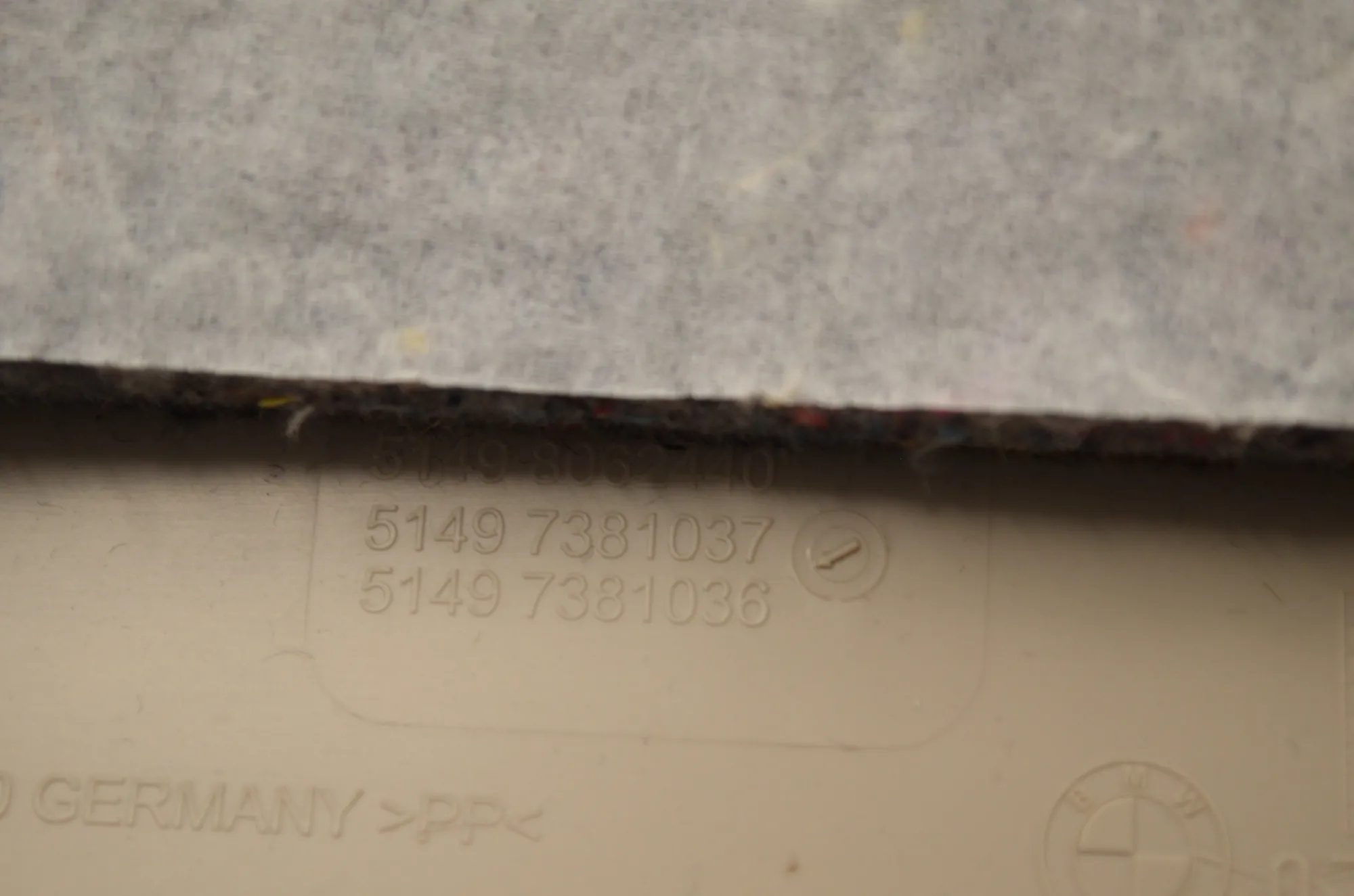 Tailgate Bootlid Cover Trim – OEM 7348532 · BMW 2 Active Tourer (F45) 220 d xDrive 2014 – 6