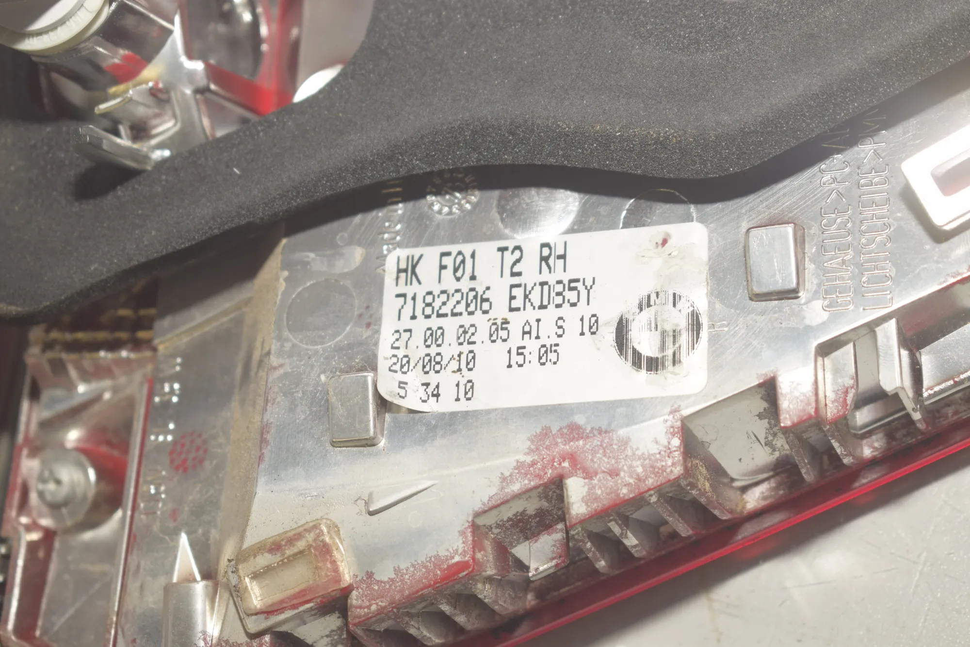 Rear Tail Light Set – OEM 7182197 · BMW 7 (F01, F02) 730 d 2011 – 14