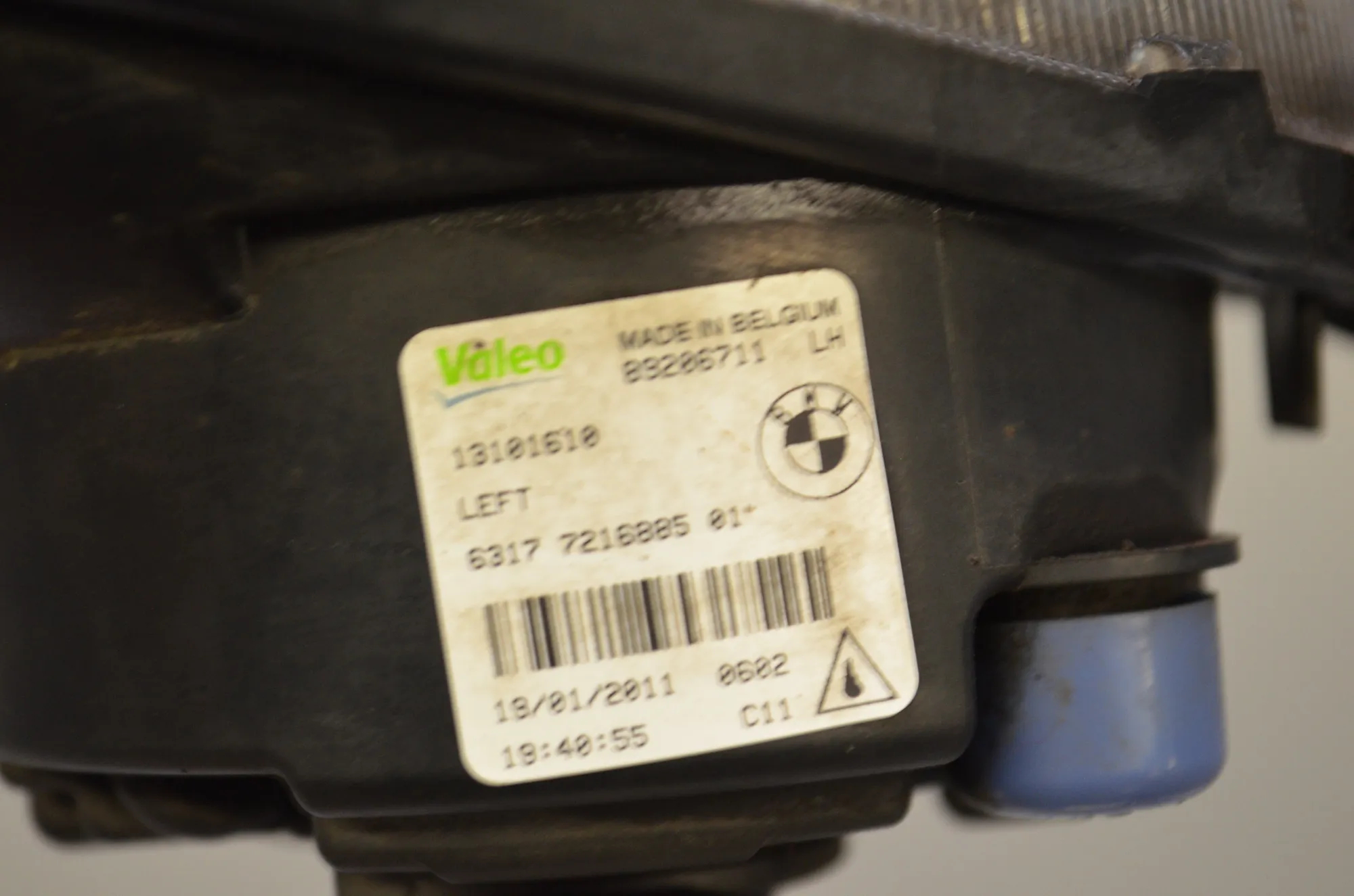Front Left Fog Light – OEM 7216885 · BMW 5 Touring (F11) 530 d 2011 – 7