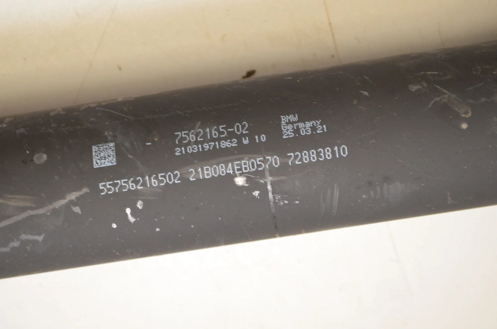 Propshaft Cardan – OEM 7562165 · BMW 3 Touring (G21) (2019 - -) 318 d 2021 – 4