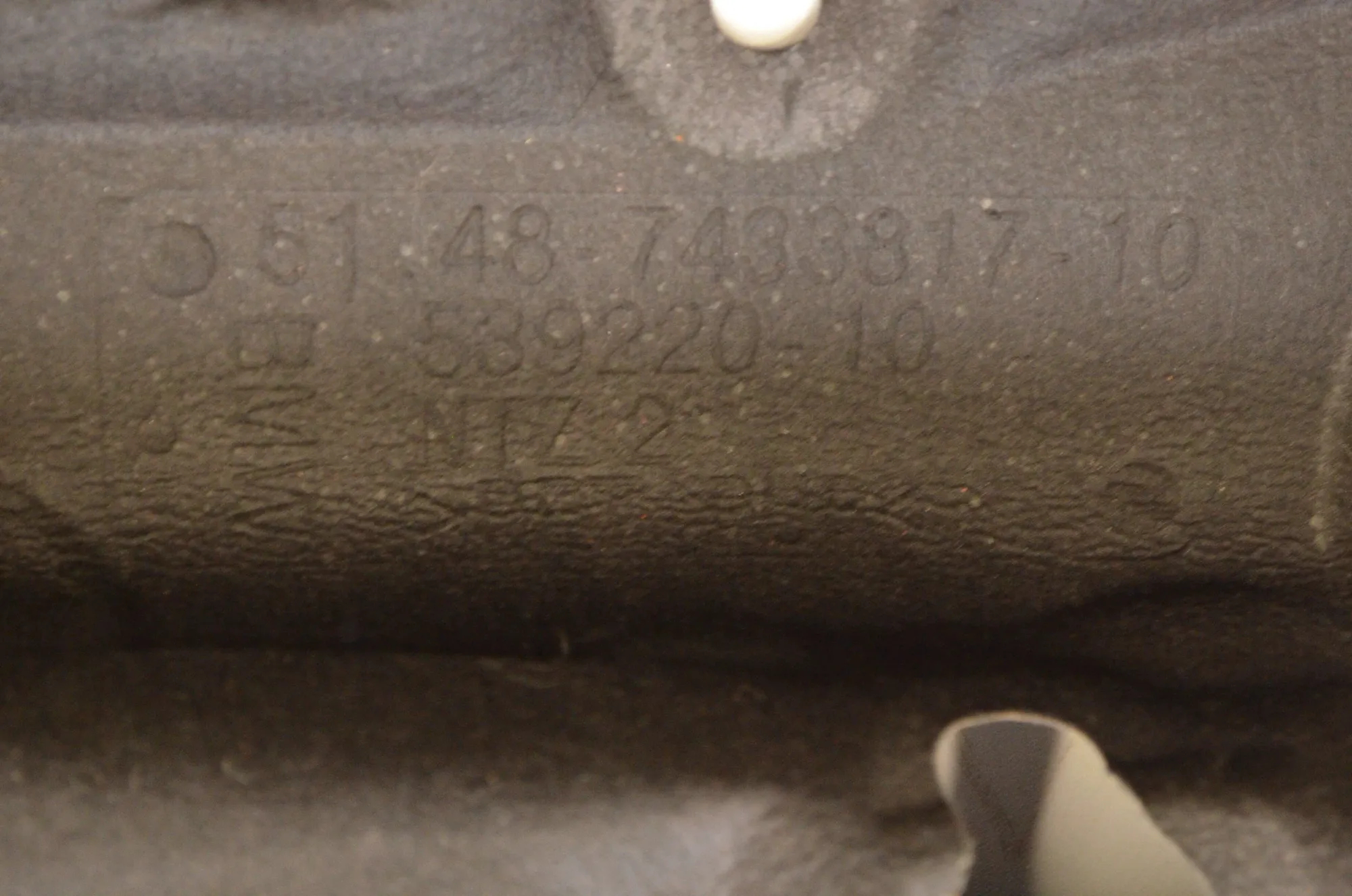 Sound Insulation – OEM 7433817 · BMW 3 Touring (G21) (2019 - -) 318 d 2021 – 4