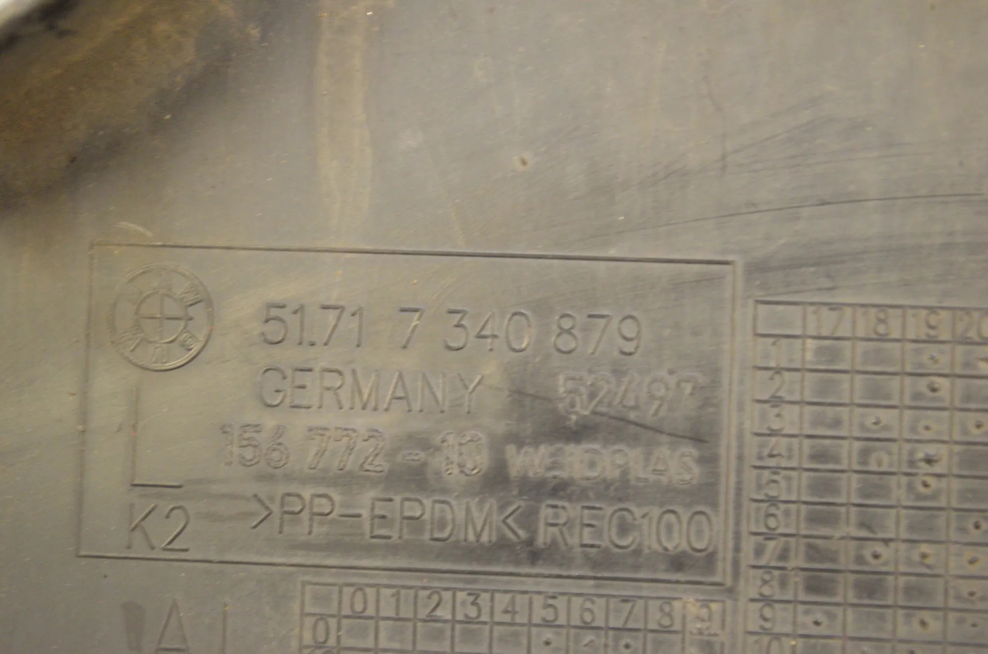 Other Underbody Cover – OEM 7340879 · BMW 3 Touring (G21) (2019 - -) 318 d 2021 – 4