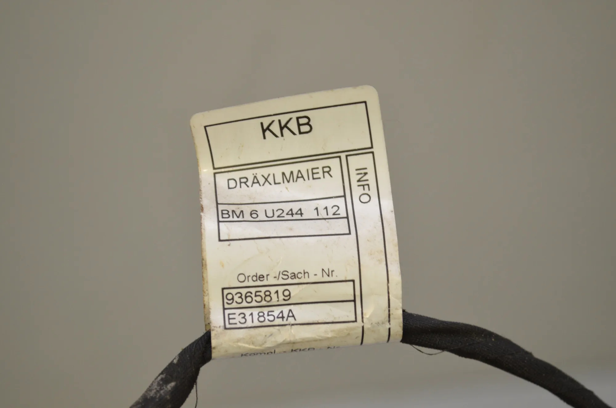 Rear Right Door Wiring – OEM 9365819 · BMW X5 (F15, F85) xDrive 30 d 2015 – 4