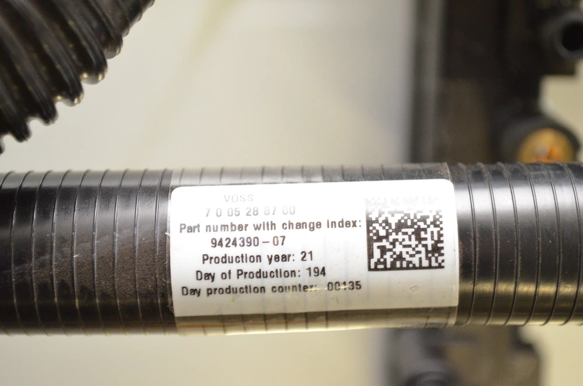 Other tubes – OEM 9424390 · BMW iX (I20) BMW iX (I20) xDrive 40 2022 – 5