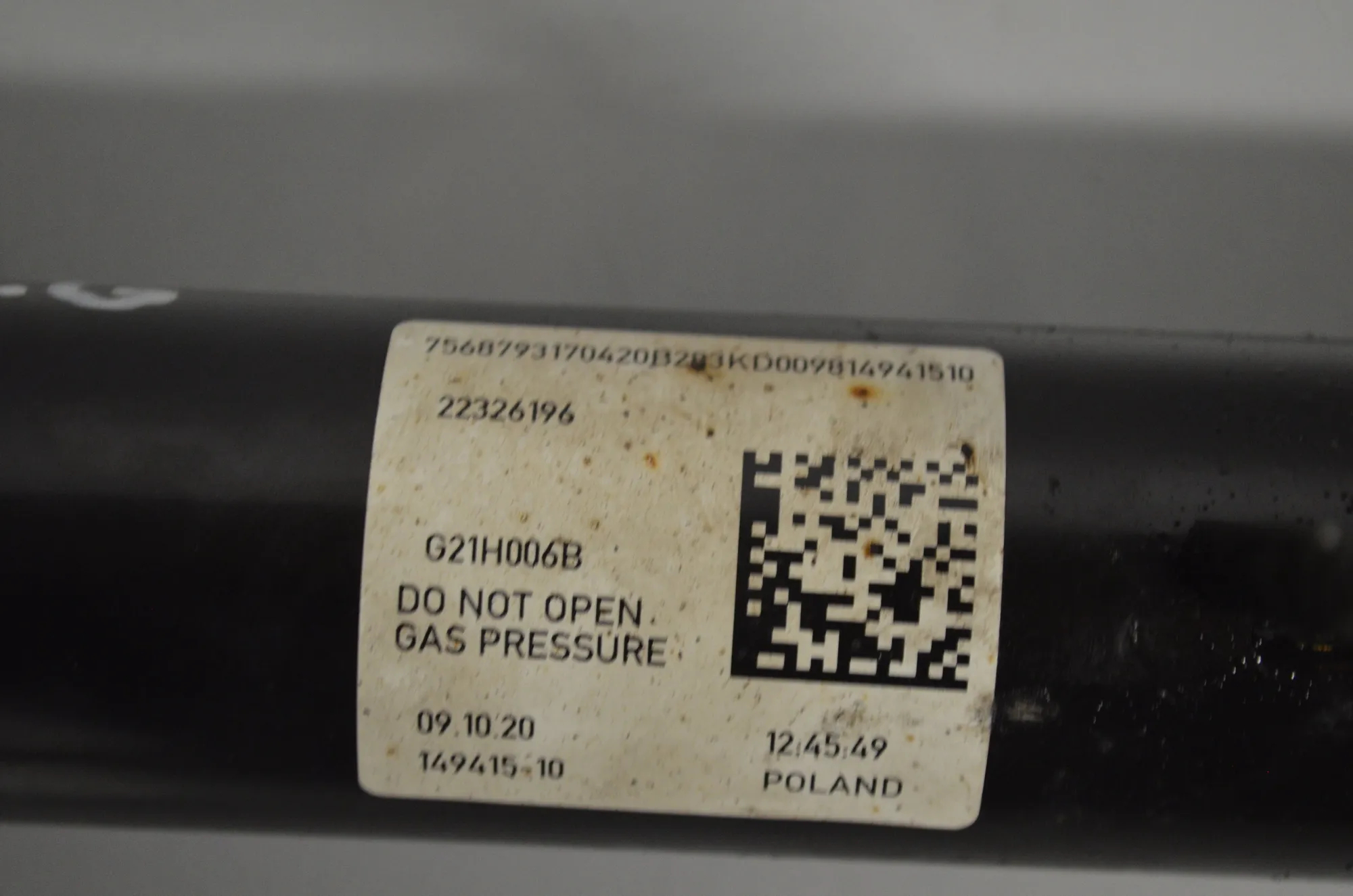 Rear Right Shock Absorber – OEM 6879317 · BMW 3 Touring (G21) (2019 - -) 320 d 2020 – 4