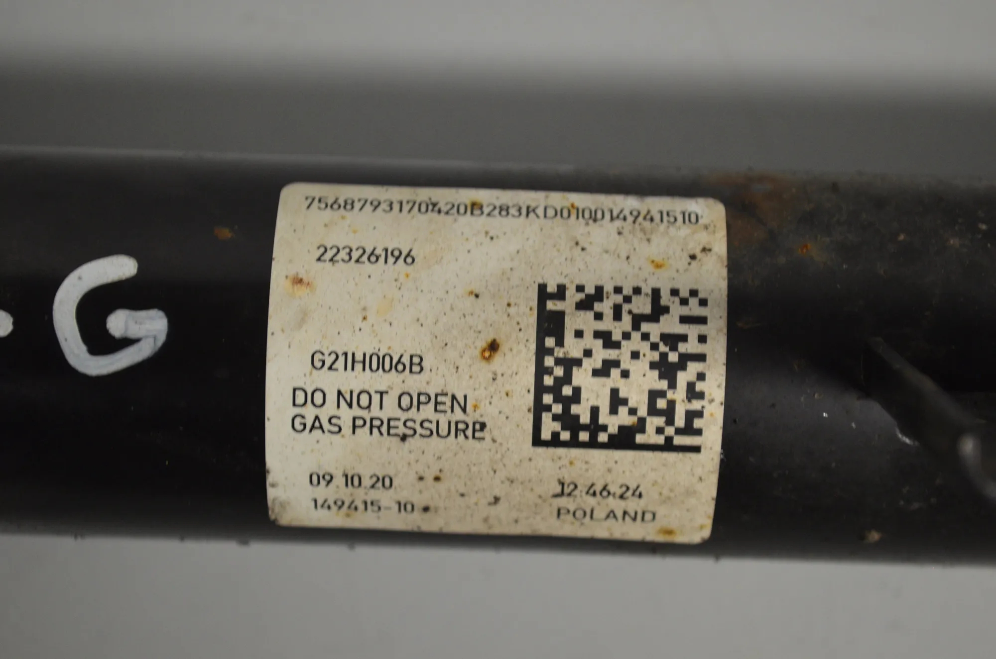 Rear Left Shock Absorber – OEM 6879317 · BMW 3 Touring (G21) (2019 - -) 320 d 2020 – 4
