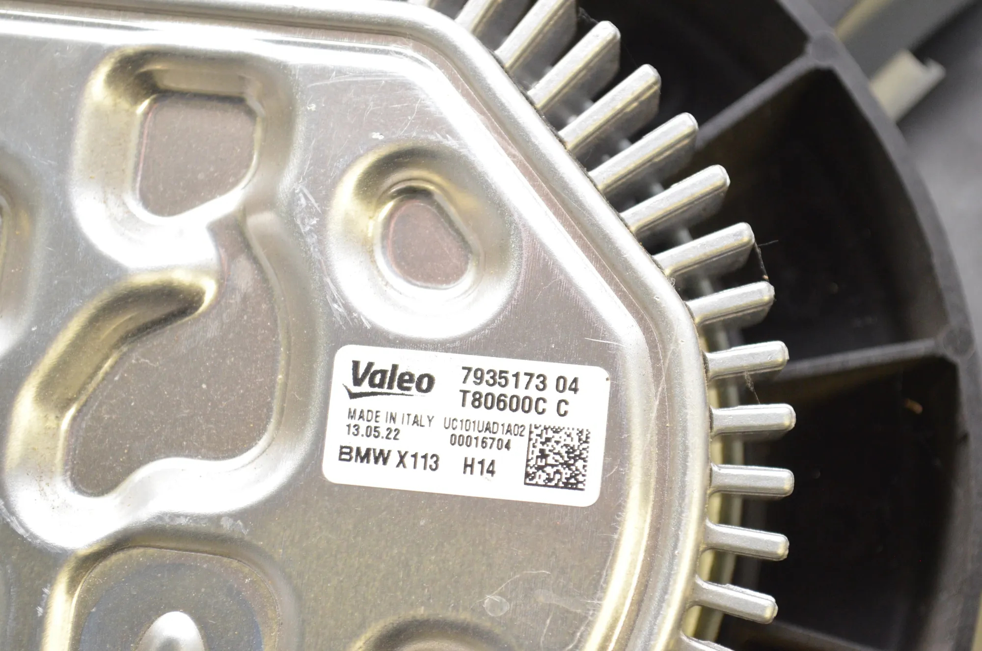 A/C Air Condition Fan – OEM 7935173 · BMW 3 (G20, G28) BMW 3 (G20, G28) 3 (G20) 330d xDrive 2021 – 4