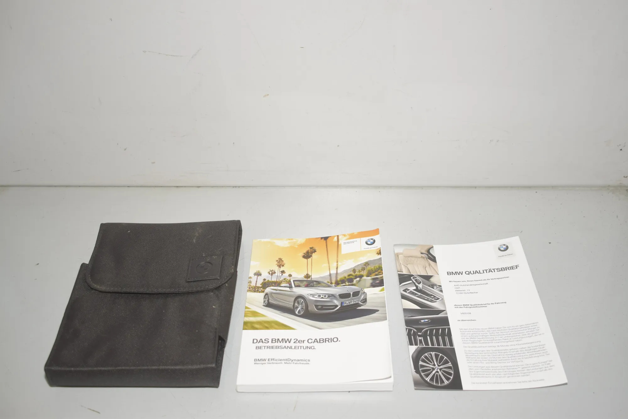 Manual Service Book – OEM 2977765 · BMW 2 Cabrio (F23) 218 i 2017