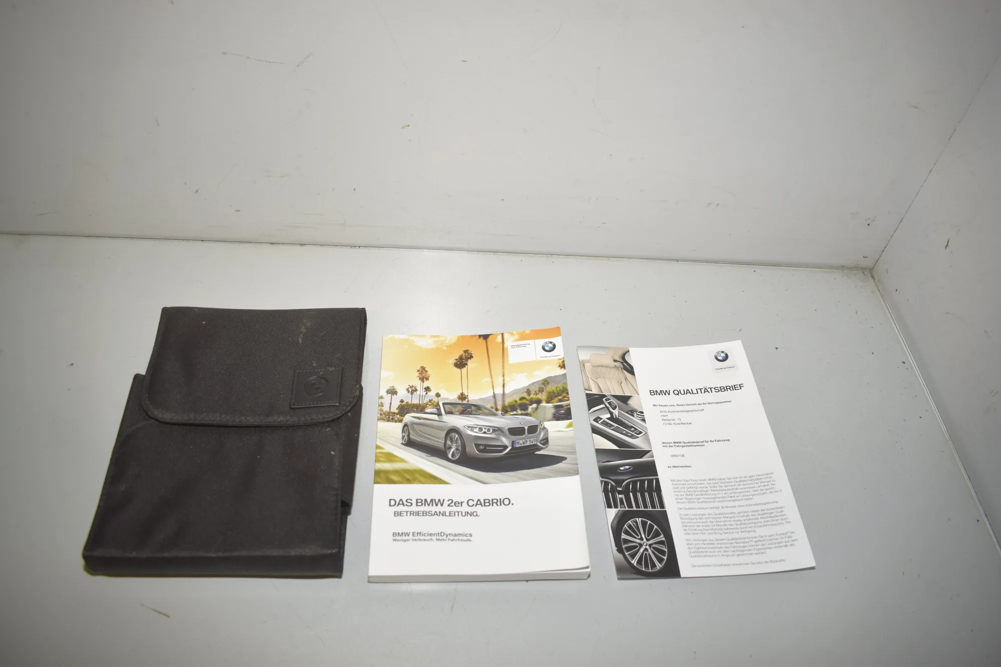 Manual Service Book – OEM 2977765 · BMW 2 Cabrio (F23) 218 i 2017 – 2