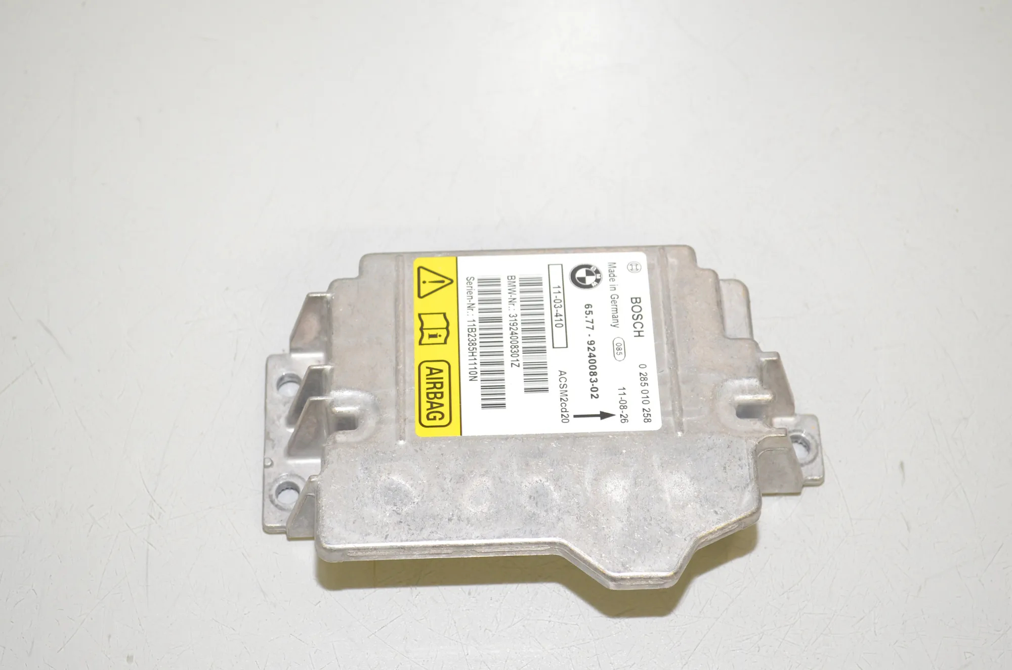 SRS Control Unit – OEM 92400832 · BMW X5 (E70) xDrive 30 d 2011