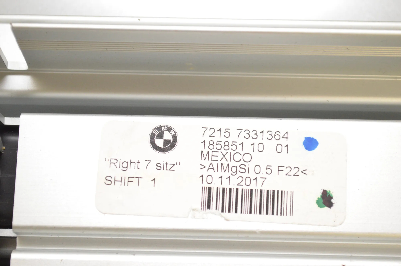 Bagažinės Dešinės pusės bėgelis – OEM 7331364 · BMW X5 (F15, F85) M 50 d 2017 – 5