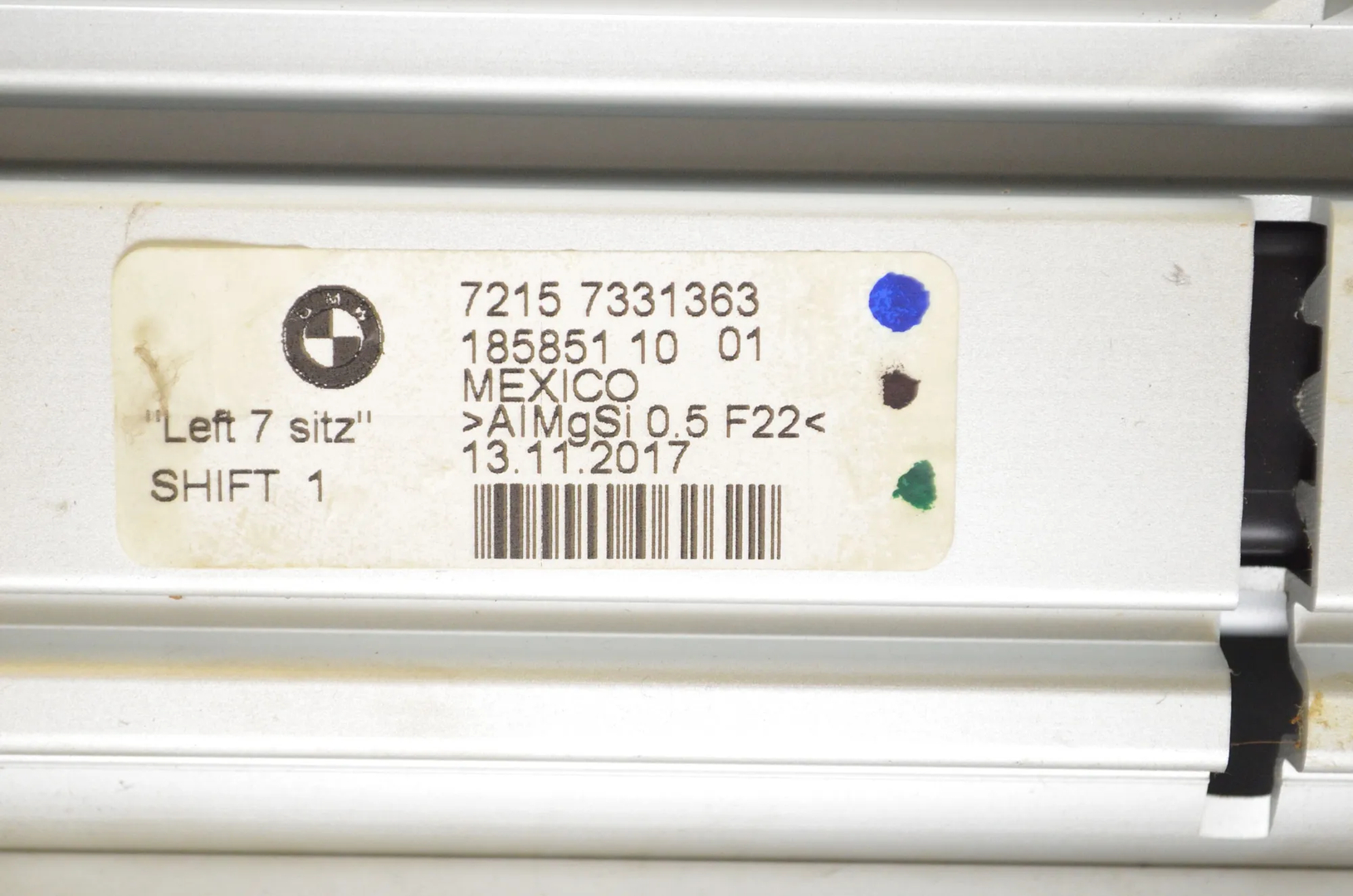 Bagažinės Dešinės pusės bėgelis – OEM 7331364 · BMW X5 (F15, F85) M 50 d 2017 – 6