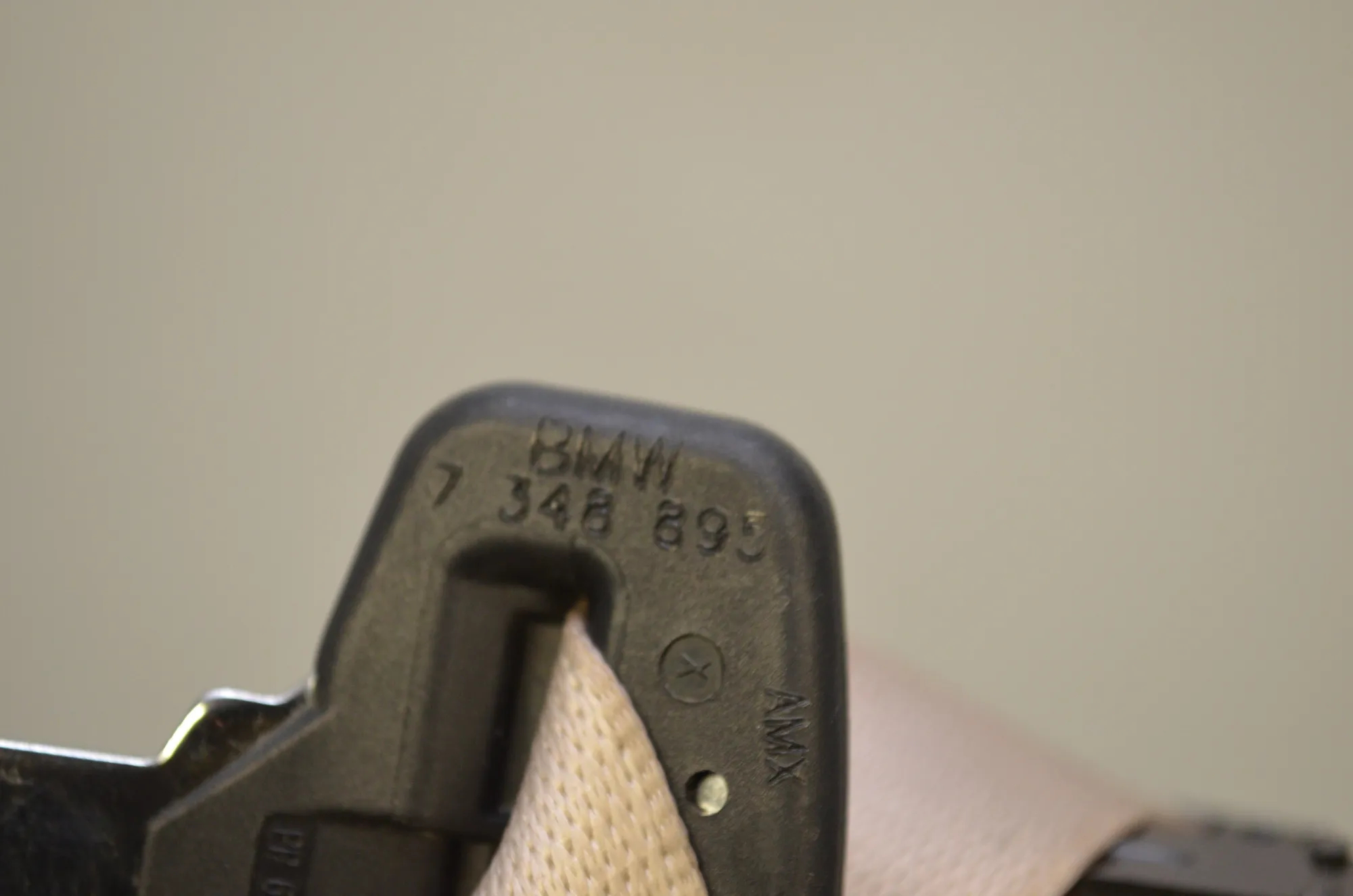 Rear Left Seatbelt – OEM 7348895 · BMW X5 (F15, F85) M 50 d 2017 – 5