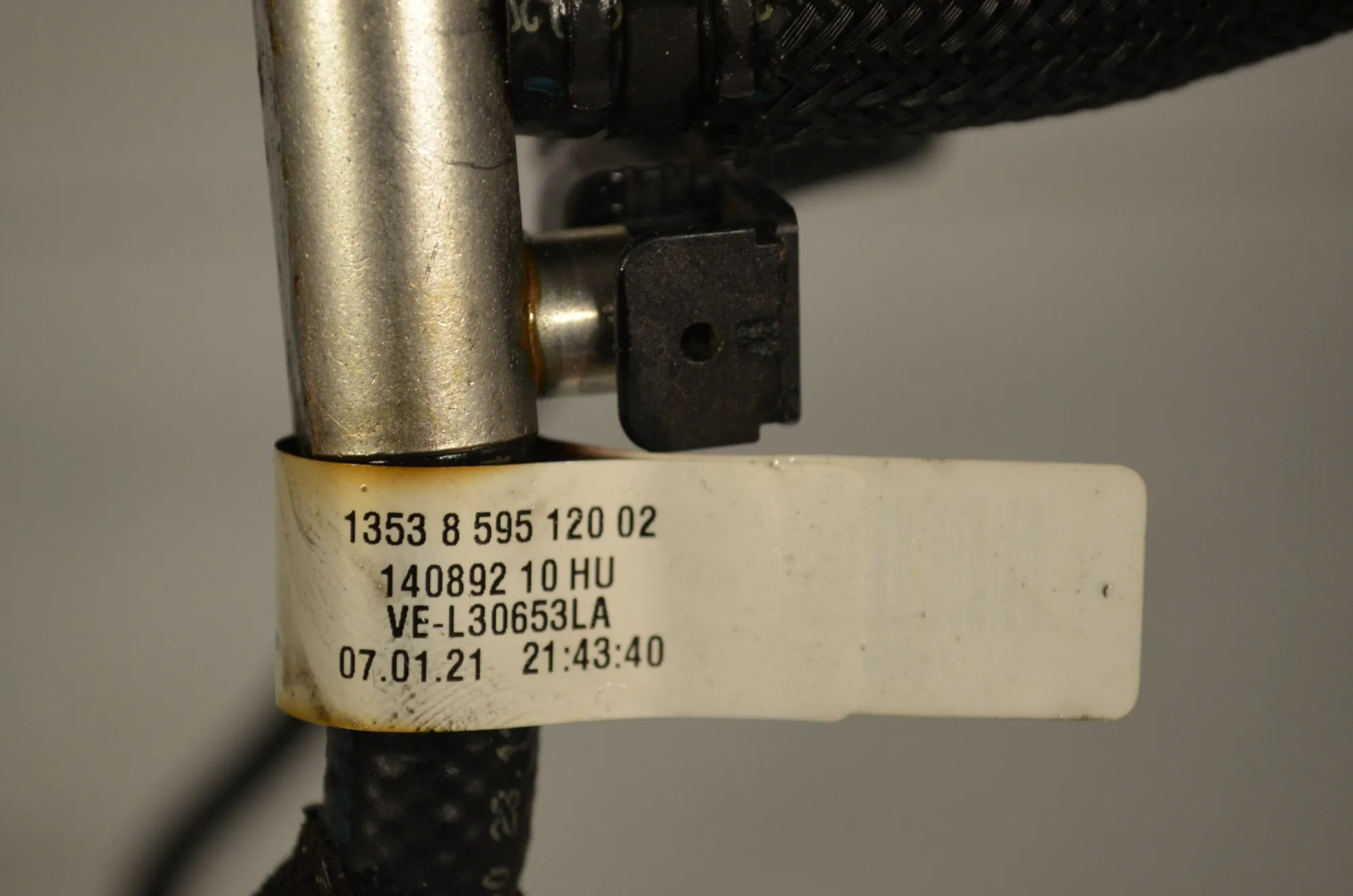 Fuel Hose – OEM 8595120 · BMW 5 Touring (G31) (2017 - -) 520 d 2021 – 5